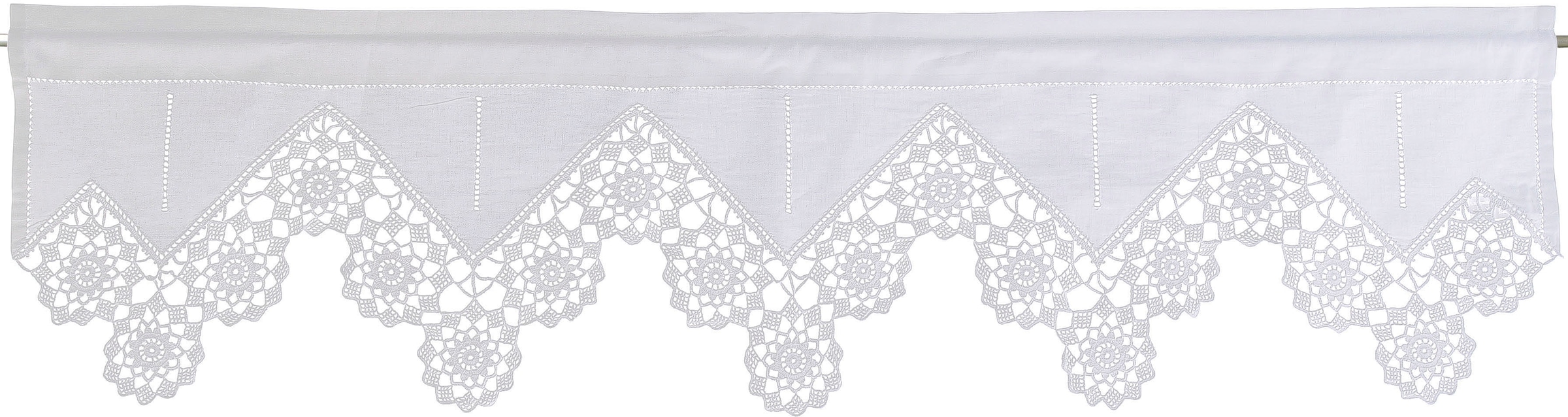 HOSSNER - ART OF HOME DECO Querbehang "Dufour" Stangendurchzug 1 Stk. tlg. günstig online kaufen
