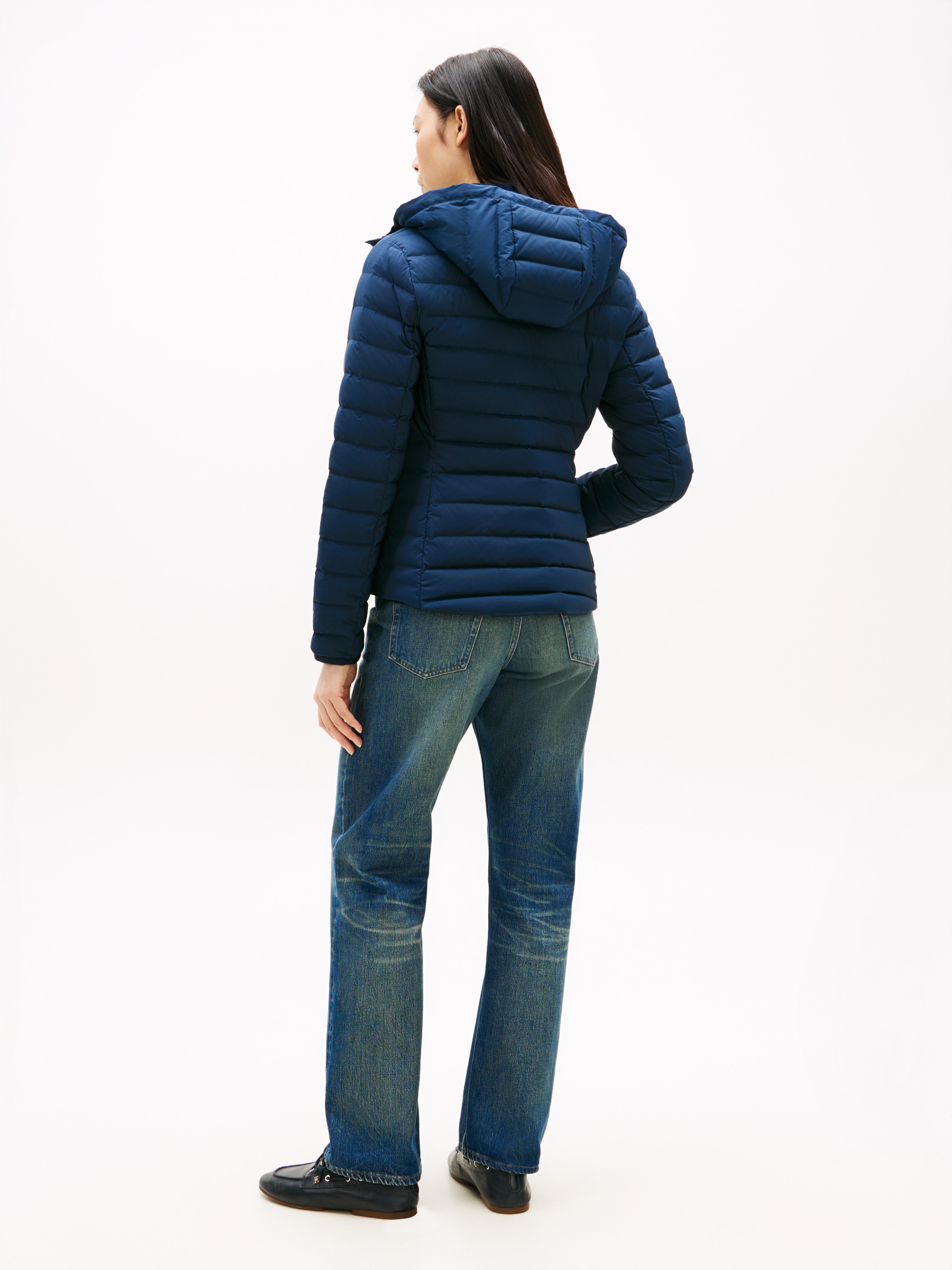 Tommy Hilfiger Steppjacke »STRETCH NYLON LW DOWN JACKET« mit Kapuze