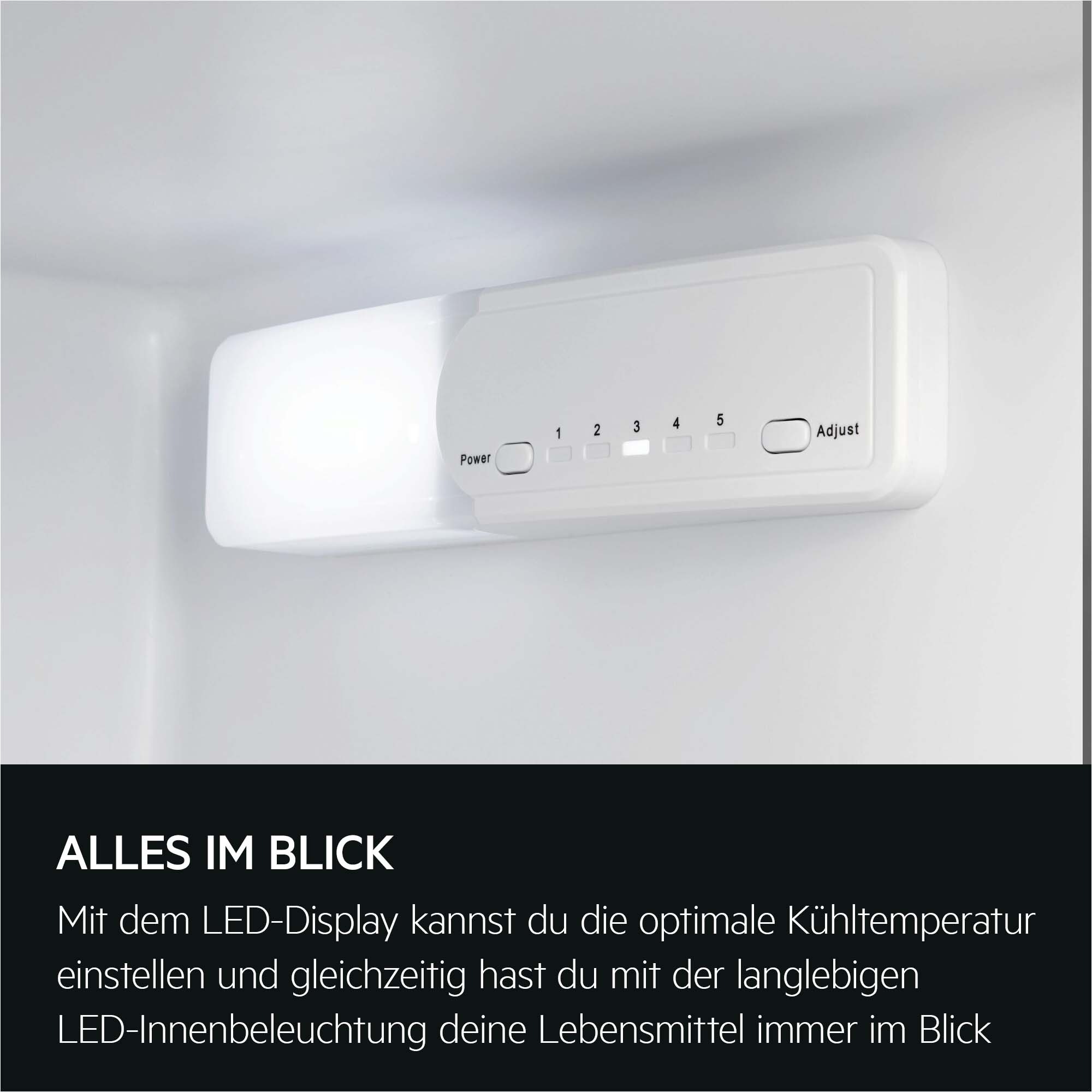 AEG Top Freezer 3000 »TD3SS141ES« 144 cm hoch 54 cm breit LowFrost – weniger Eisbildung im Gefrierfach für selteneres Abtauen