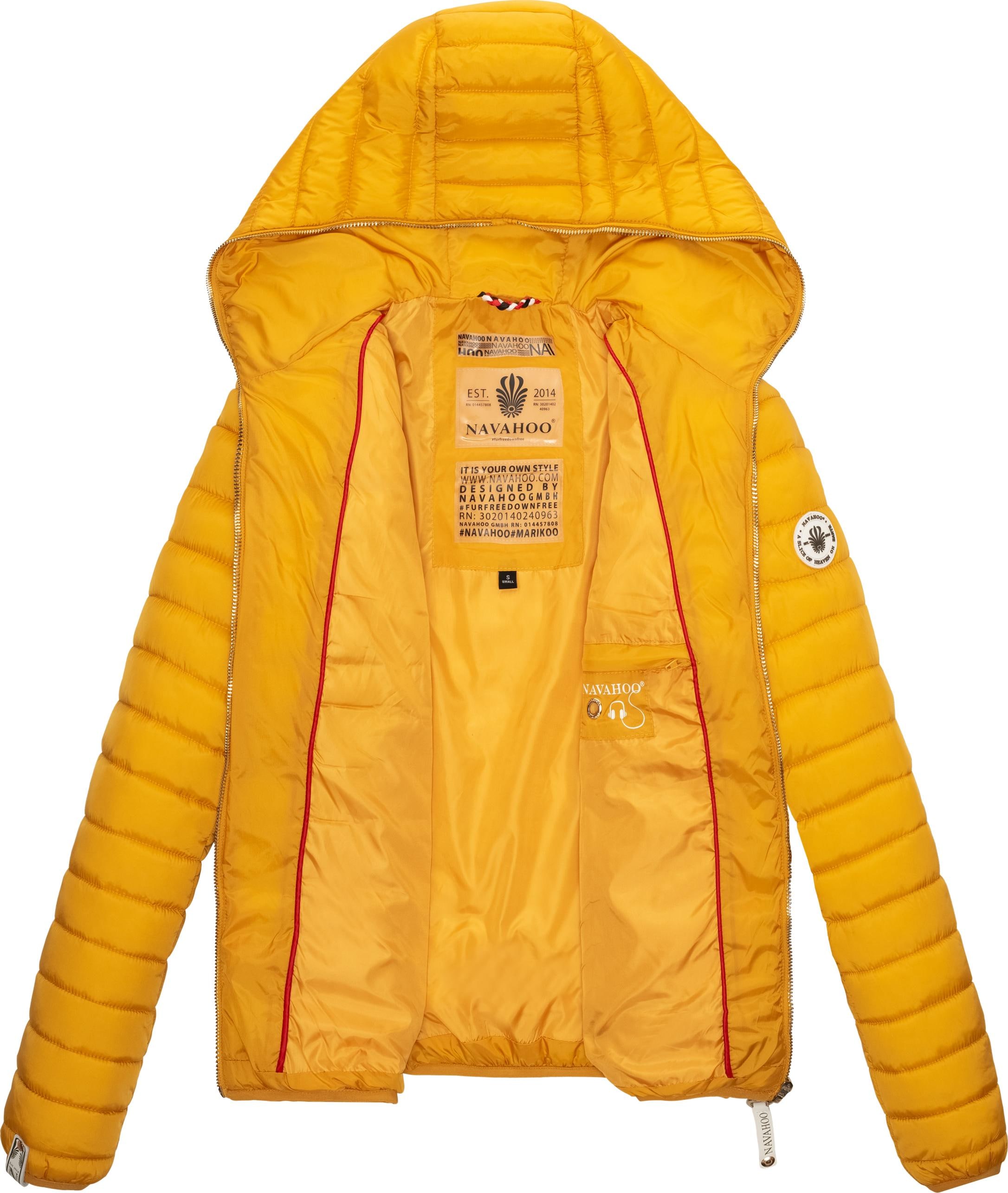 Navahoo Steppjacke »Ich Bin Hübsch«, mit Kapuze, leichte Übergangsjacke mit Kapuze