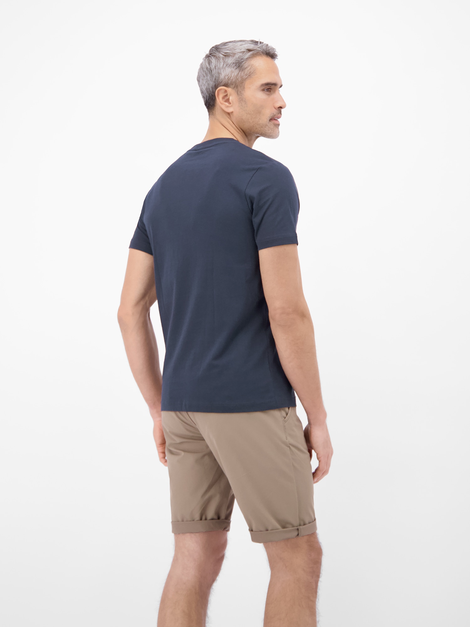 LERROS T-Shirt »T-Shirt mit O-Neck aus softer Baumwolle mit Summervibe-Print«