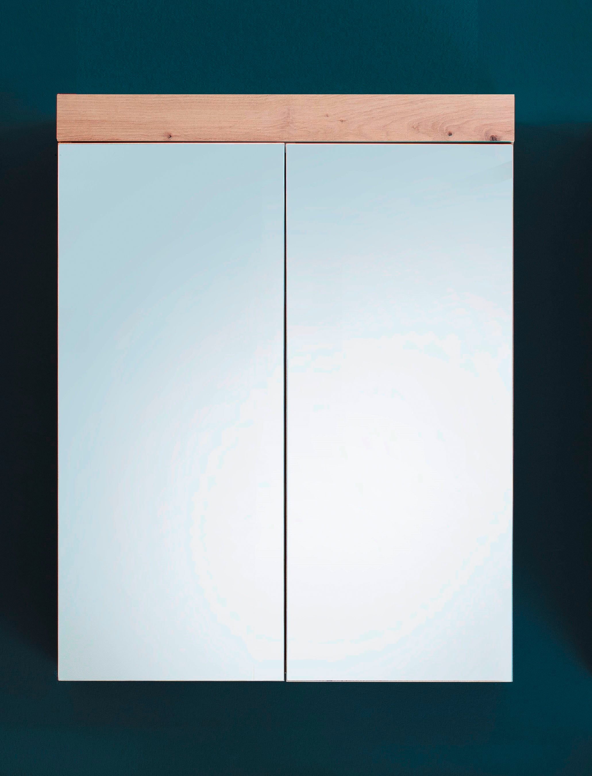 welltime Spiegelschrank "Avena" Spiegelschrank wahlweise mit Beleuchtung - (B/T/H) 60/17/77 cm