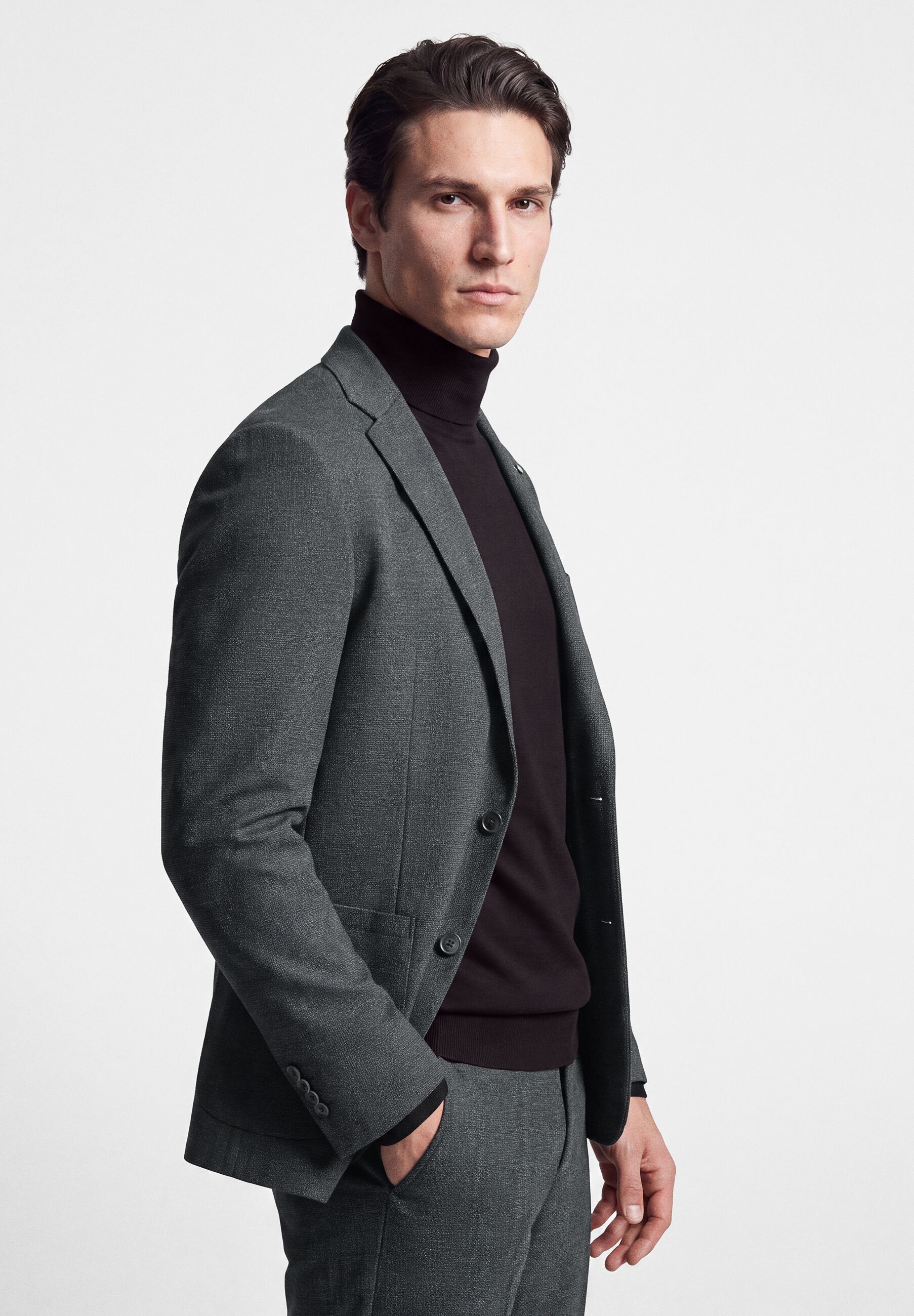 BENVENUTO. Anzug »BENVENUTO. Anzug« regular fit mit klassischem Reverskragen

