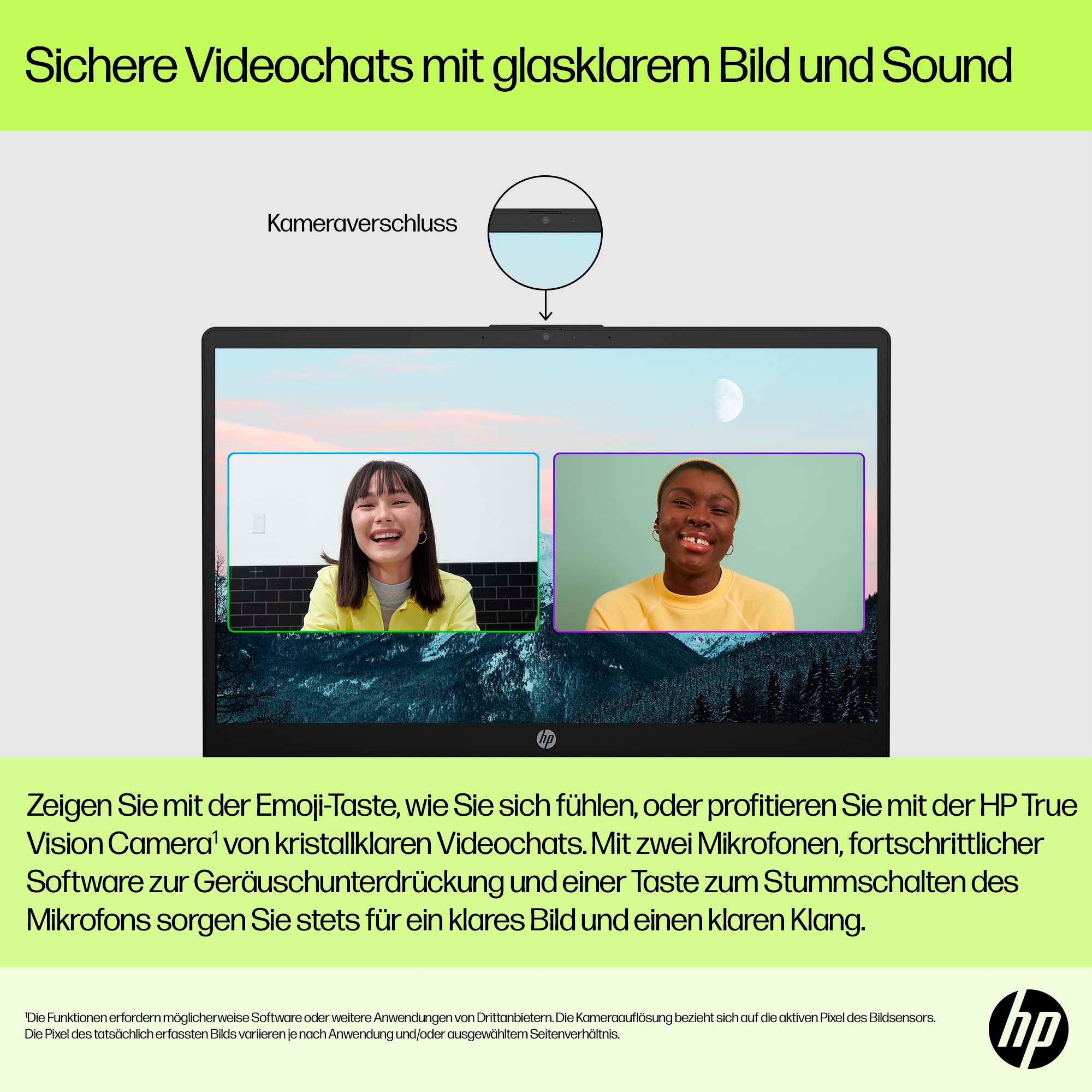 HP Notebook »15-fc0262ng« 39,6 cm / 15,6 ″ AMD Ryzen 5 Radeon Graphics;USB 3.2 Gen 1.0 Type-C Anschluss;HDMI v1.4b;Kombi-Anschluss für Kopfhörer/Mikrofon;AC Smart Pin Netzadapterbuchse 1.000 GB SSD