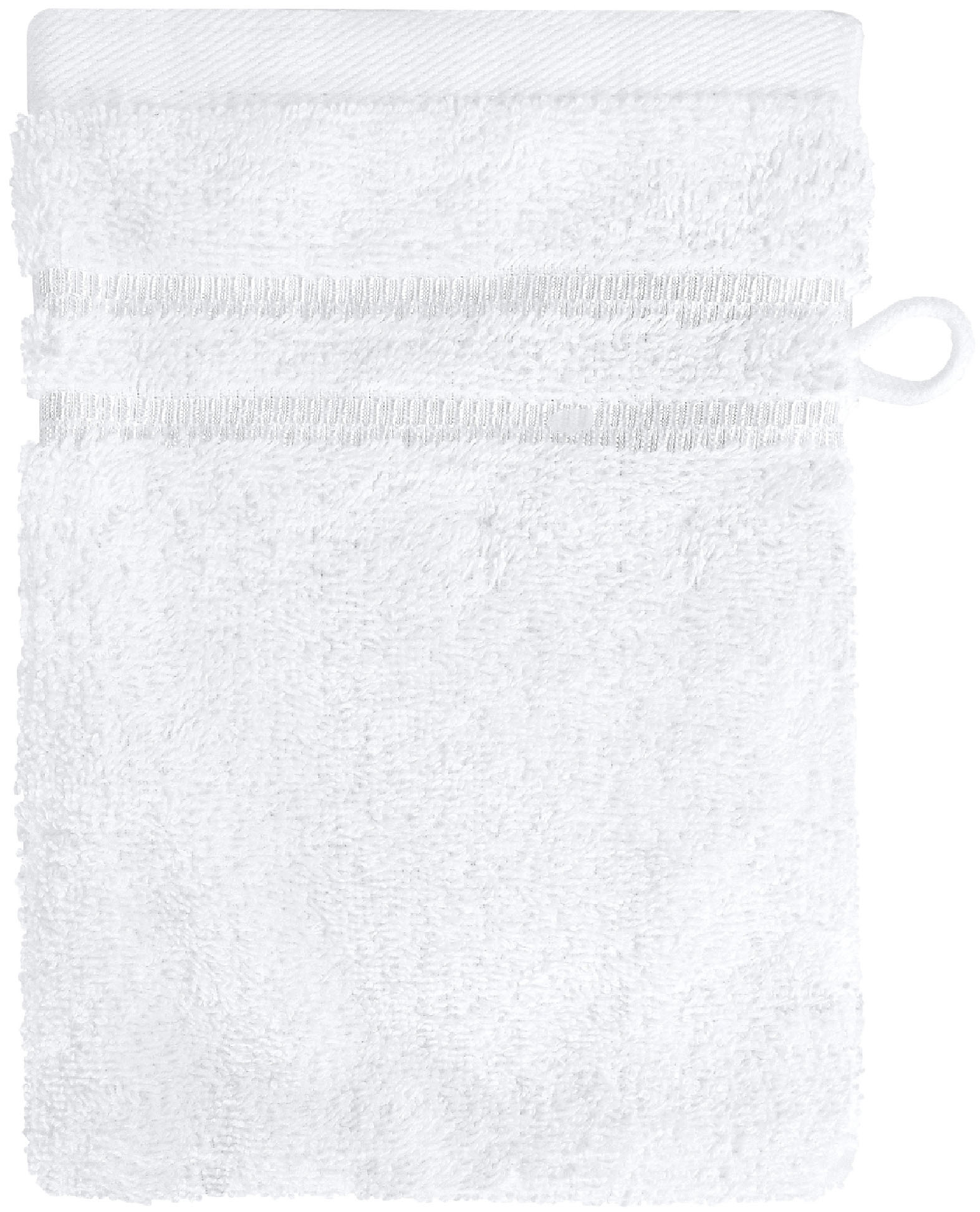 Thumbnail - Schiesser Waschhandschuh "Milano im 5er Set" mit Webbordüre