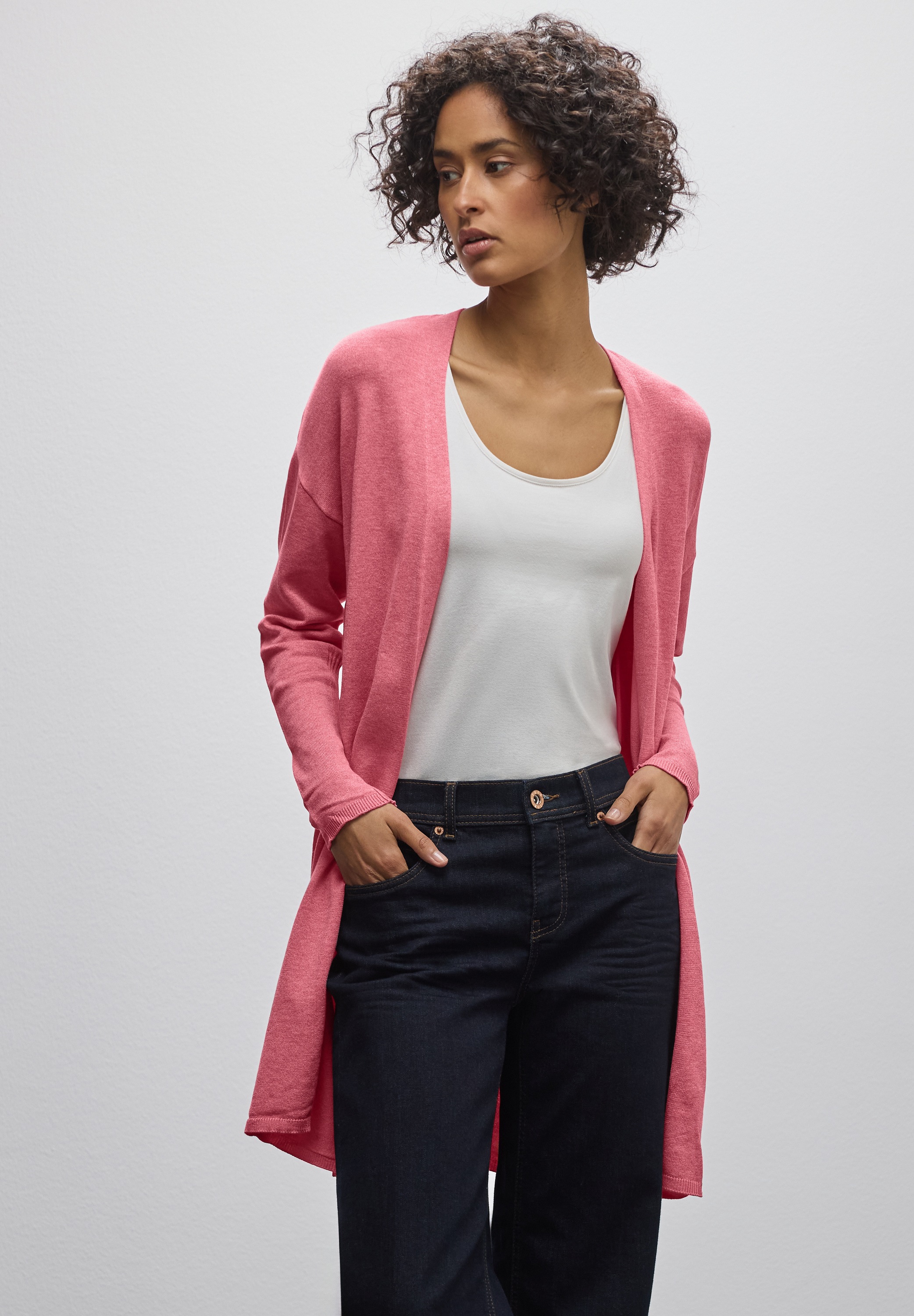 STREET ONE Strickjacke aus softer Viskose