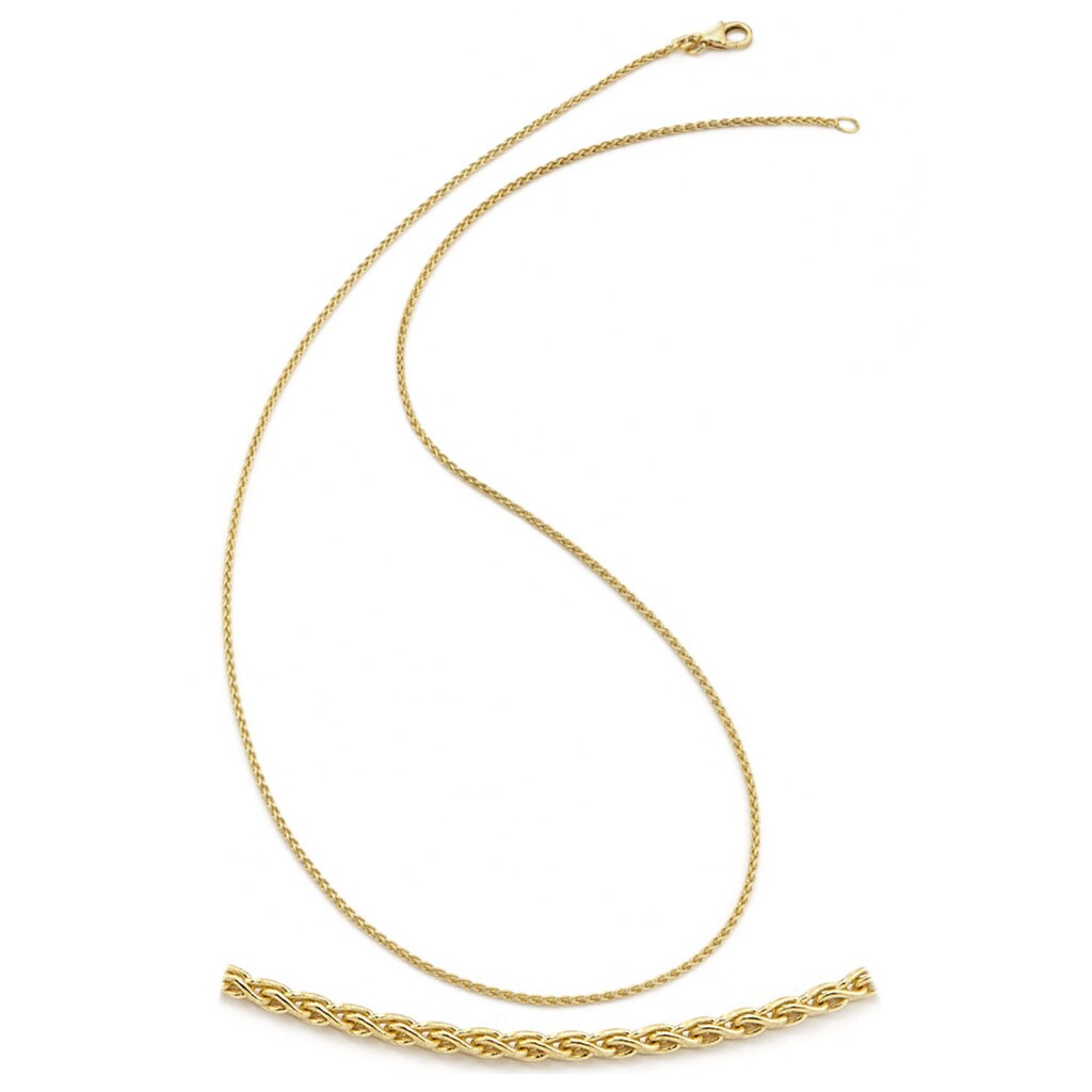 Firetti Collierkettchen »Schmuck Geschenk Gold 333 Halsschmuck Halskette Goldkette Zopfkette«