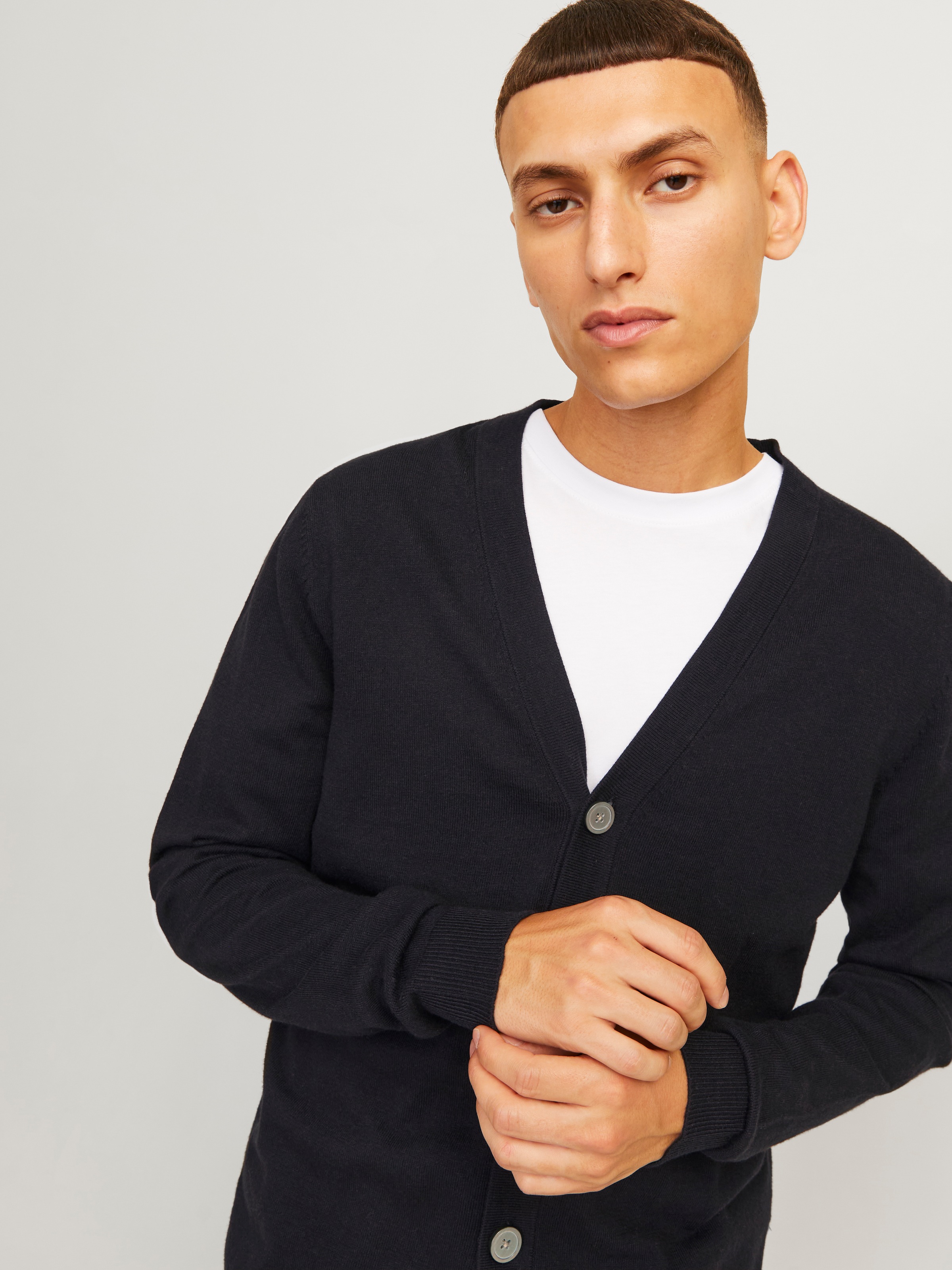 Jack & Jones Strickjacke JJEEMIL KNIT BUTTON CARDIGAN NOOS günstig online kaufen