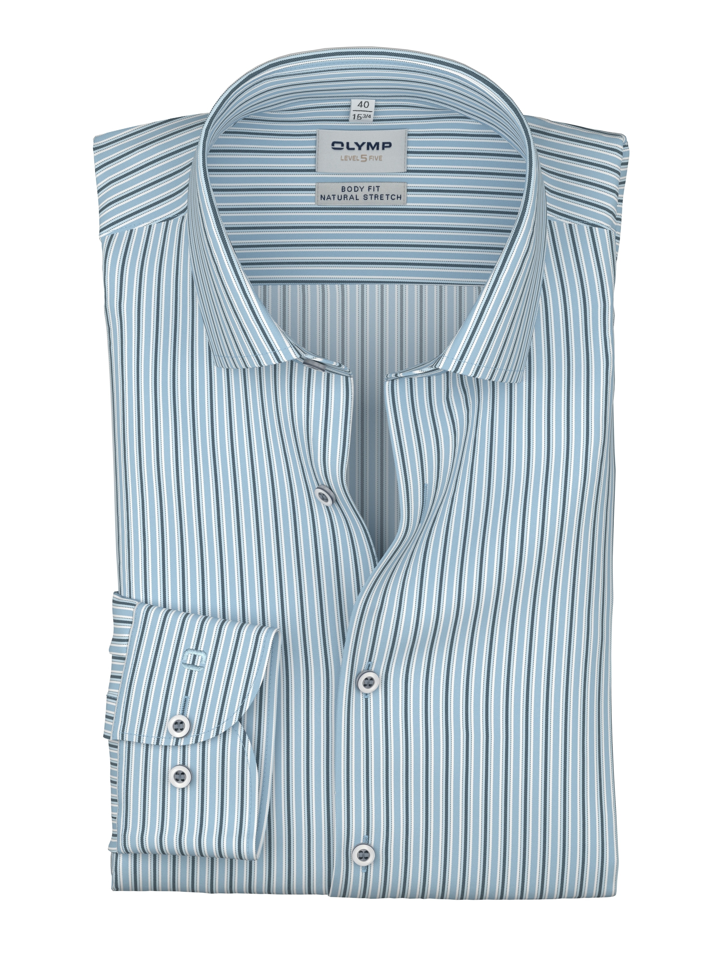 OLYMP Langarmhemd "Level 5" Body fit, Kentkragen, Businesshemd günstig online kaufen