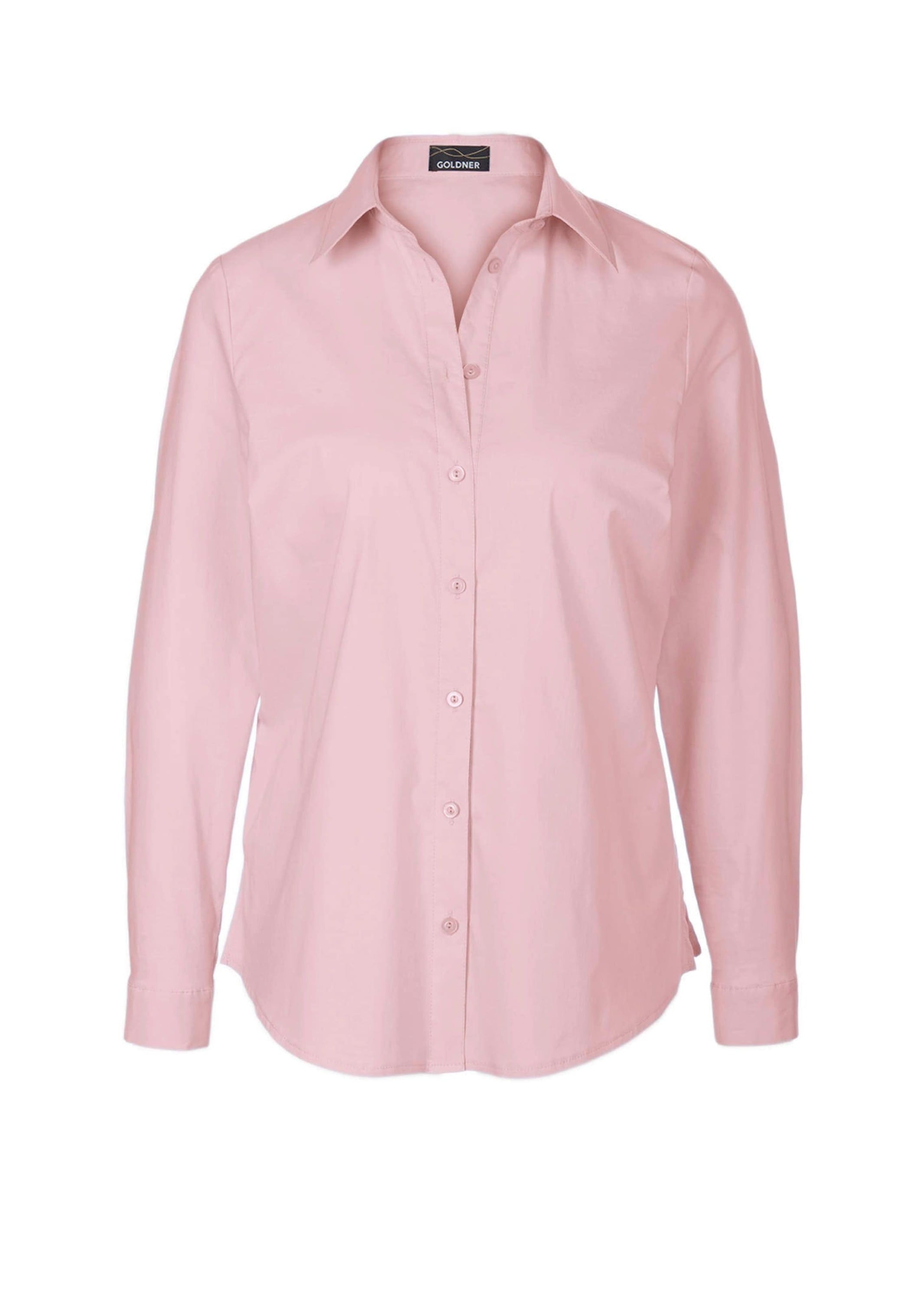 GOLDNER Langarmbluse "Kurzgröße Langarmbluse mit Elasthananteil" Seitenschl günstig online kaufen