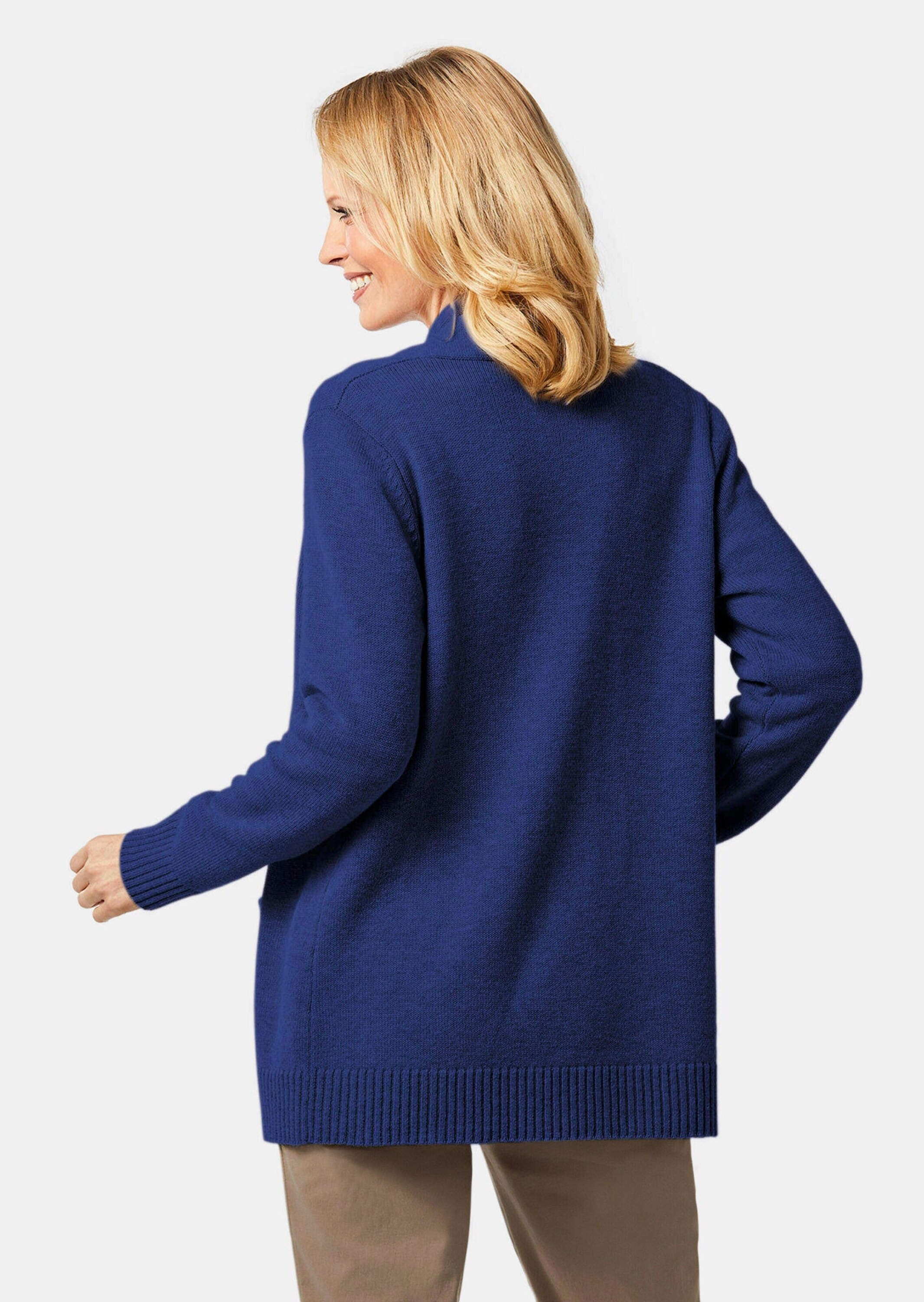 GOLDNER Strickjacke »Kurzgröße Strickjacke aus Merinowolle«
