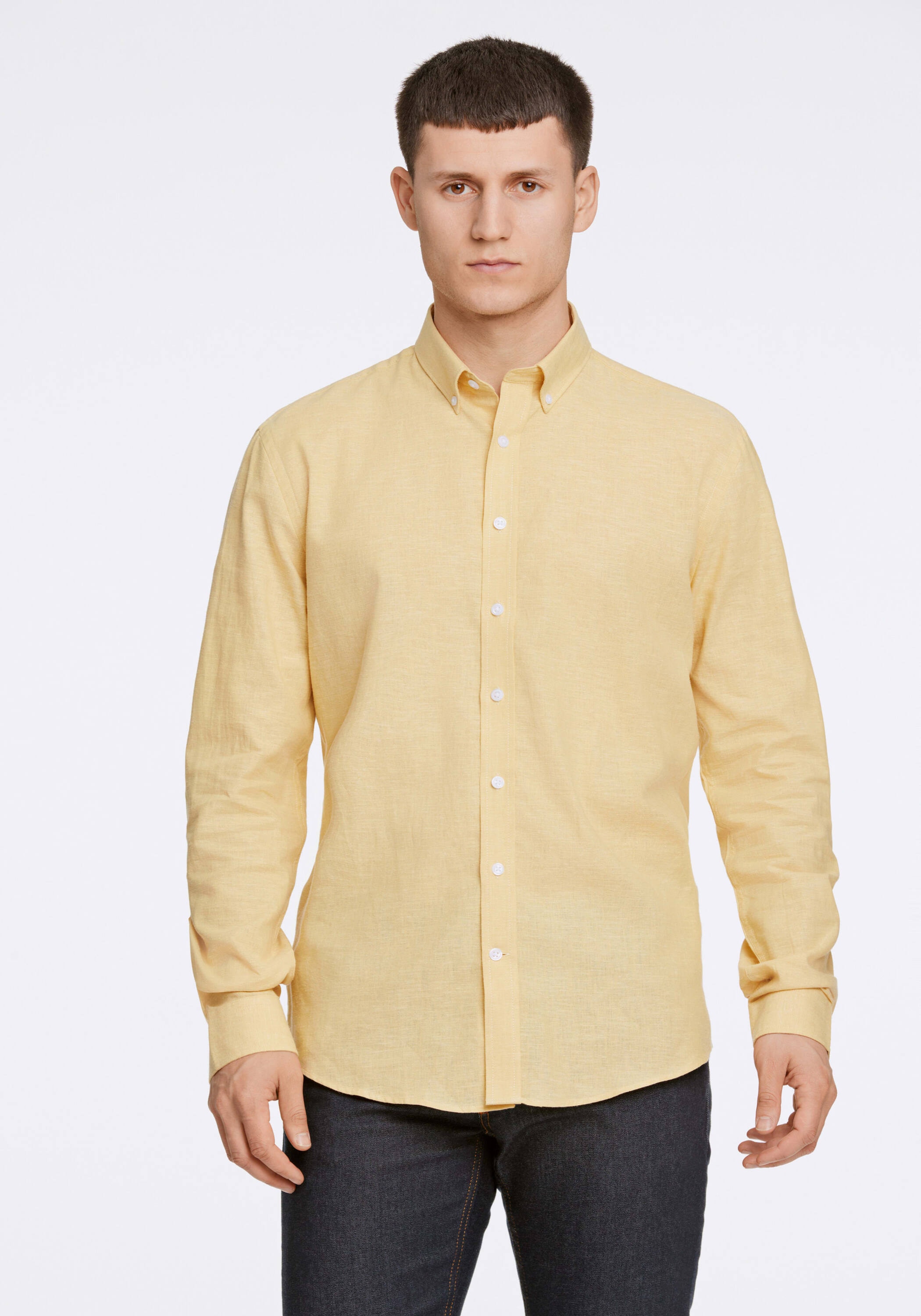 LINDBERGH Leinenhemd "Leinenhemd Slim Fit" günstig online kaufen