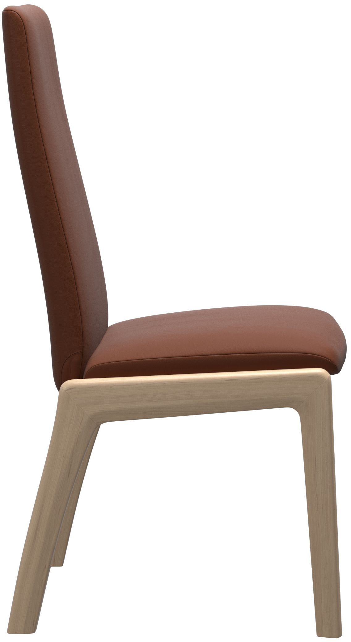 Stressless® Polsterstuhl »Laurel«, Leder PALOMA, High Back, Größe M, mit abgerundeten Beinen in Eiche natur