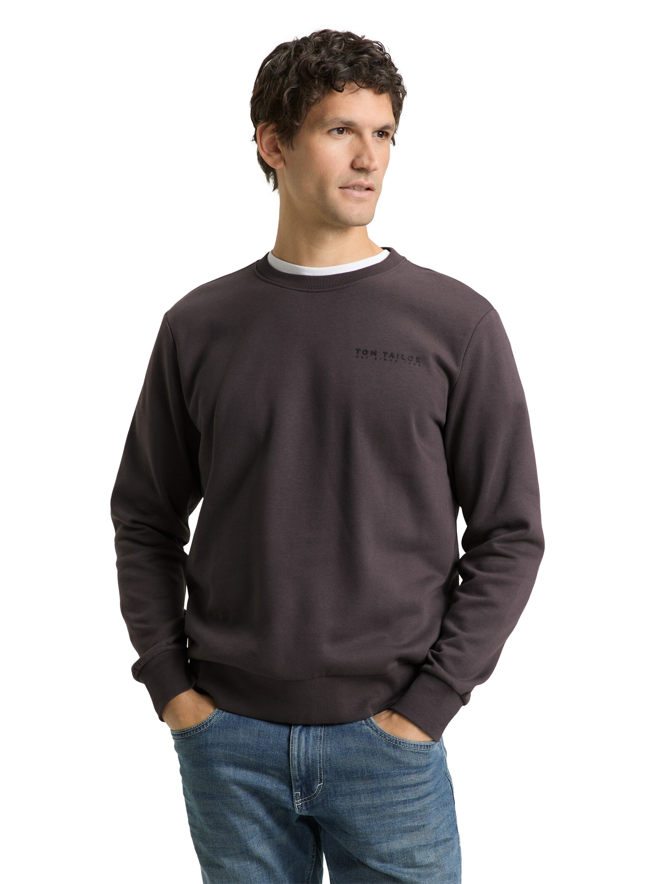 TOM TAILOR Sweatshirt , mit Logo Stickerei
