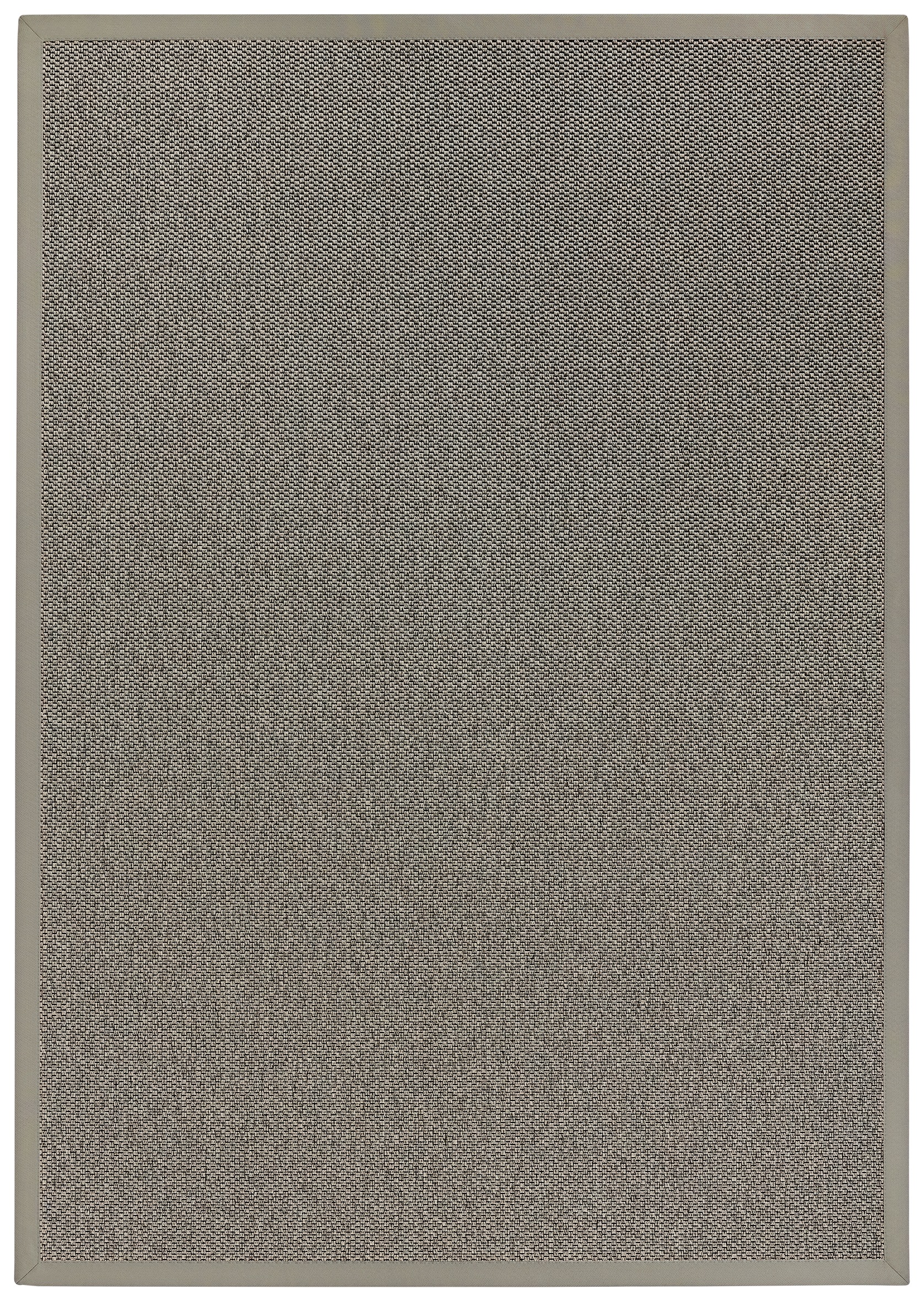 Teppich DEKOWE "Naturana Panama", braun (dunkelbraun), B:67cm H:8mm L:133cm, Kunstfaser, Teppiche, Teppich, Flachgewebe, meliert, Sisal-Optik, mit Bordüre, Wohnzimmer 2
