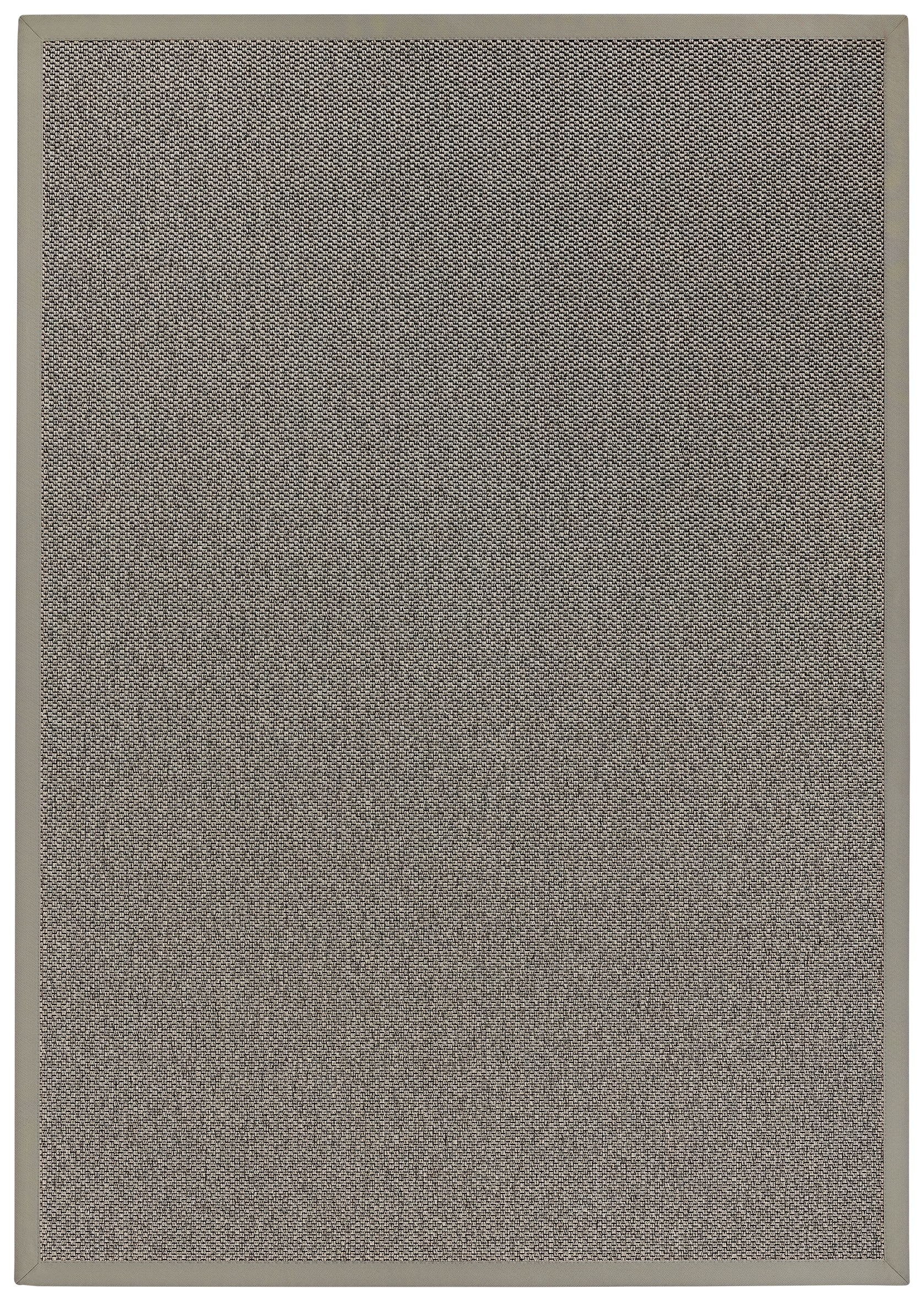 Teppich DEKOWE "Naturana Panama Spezial", braun (noche), B:65cm H:8mm L:120cm, Kunstfaser, Teppiche, Teppich, Flachgewebe, meliert, Sisal-Optik, mit Bordüre, Wohnzimmer 2