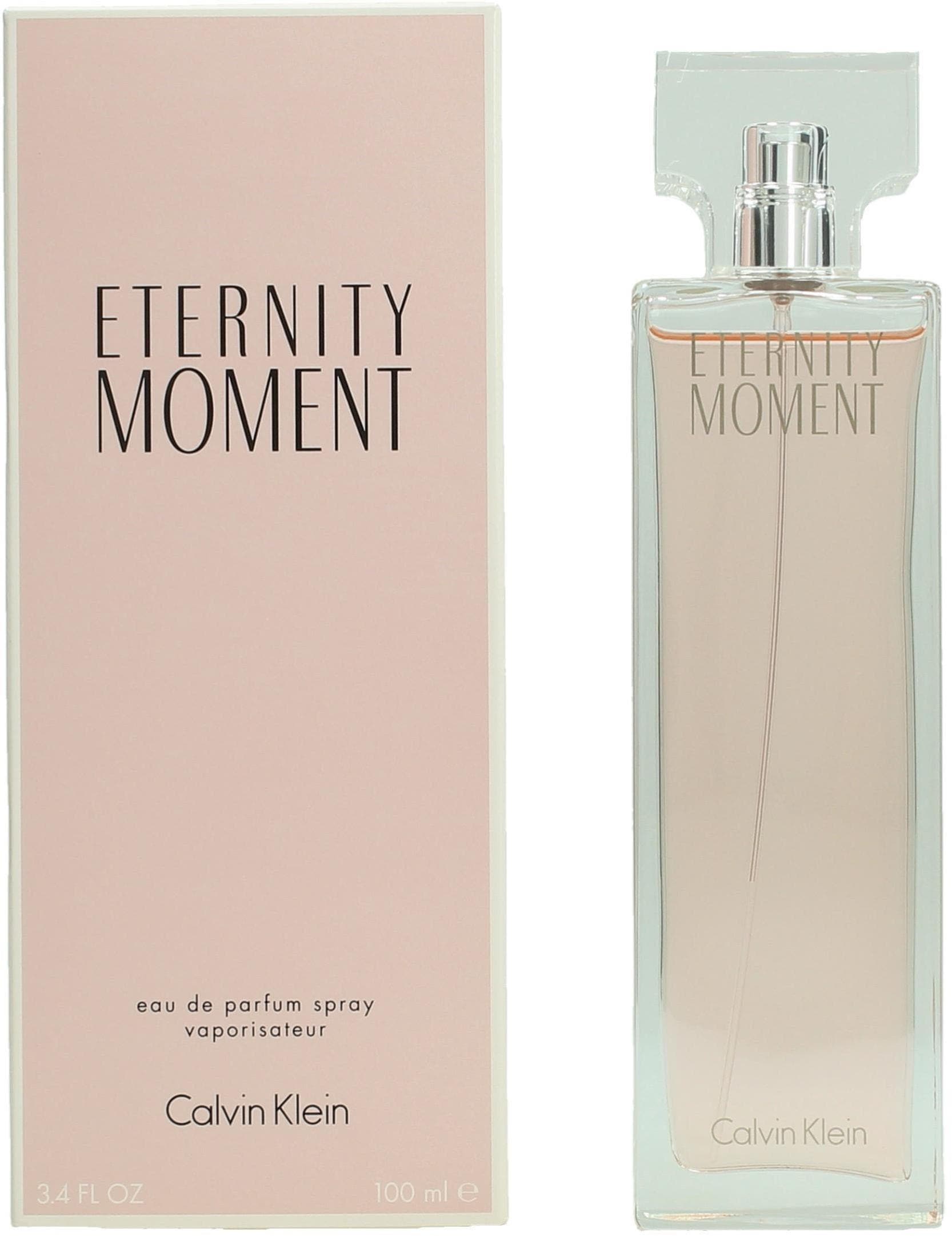 Calvin Klein Eau de Parfum »Eternity Moment«, mit Bouquet aus Guave, Granatapfel und Litschi