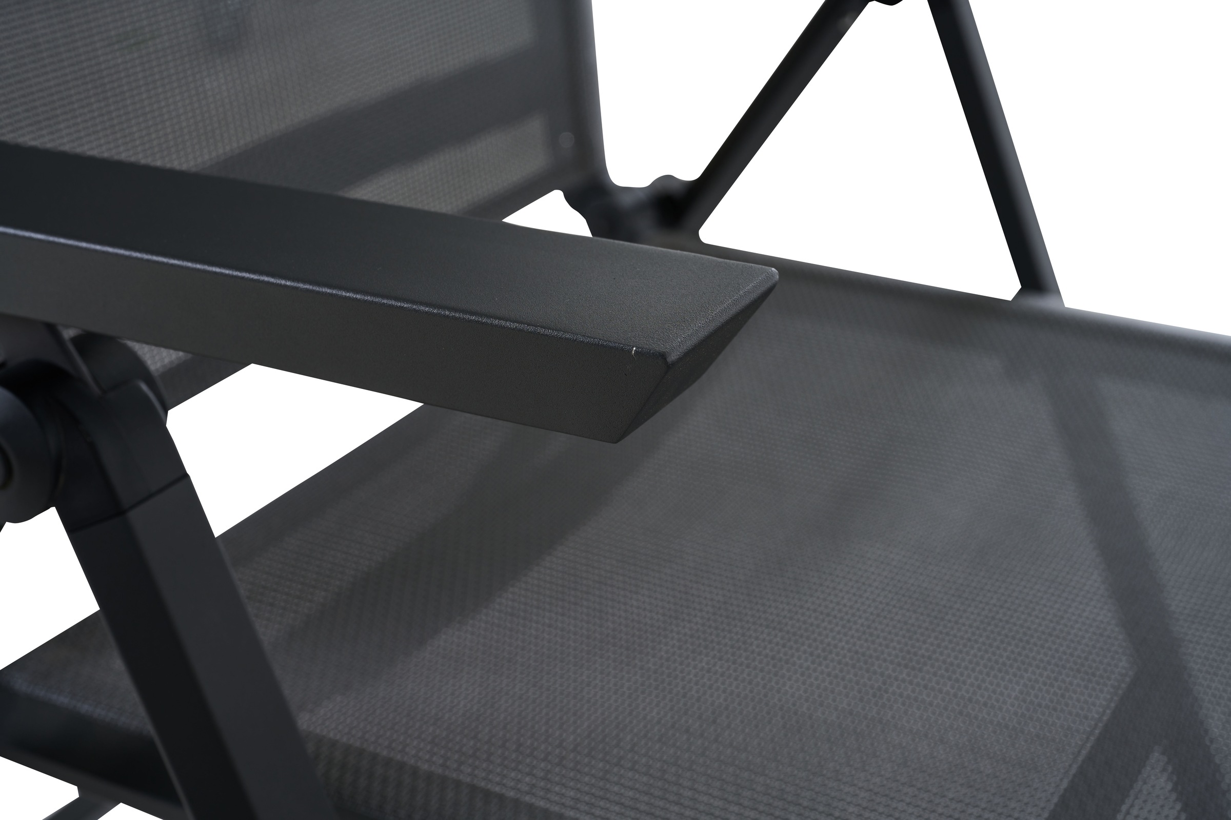 Siena Garden Gartenliege »TAURO« Gestell aus Aluminium, Ranotex® Bezug royal-grey, klappbar