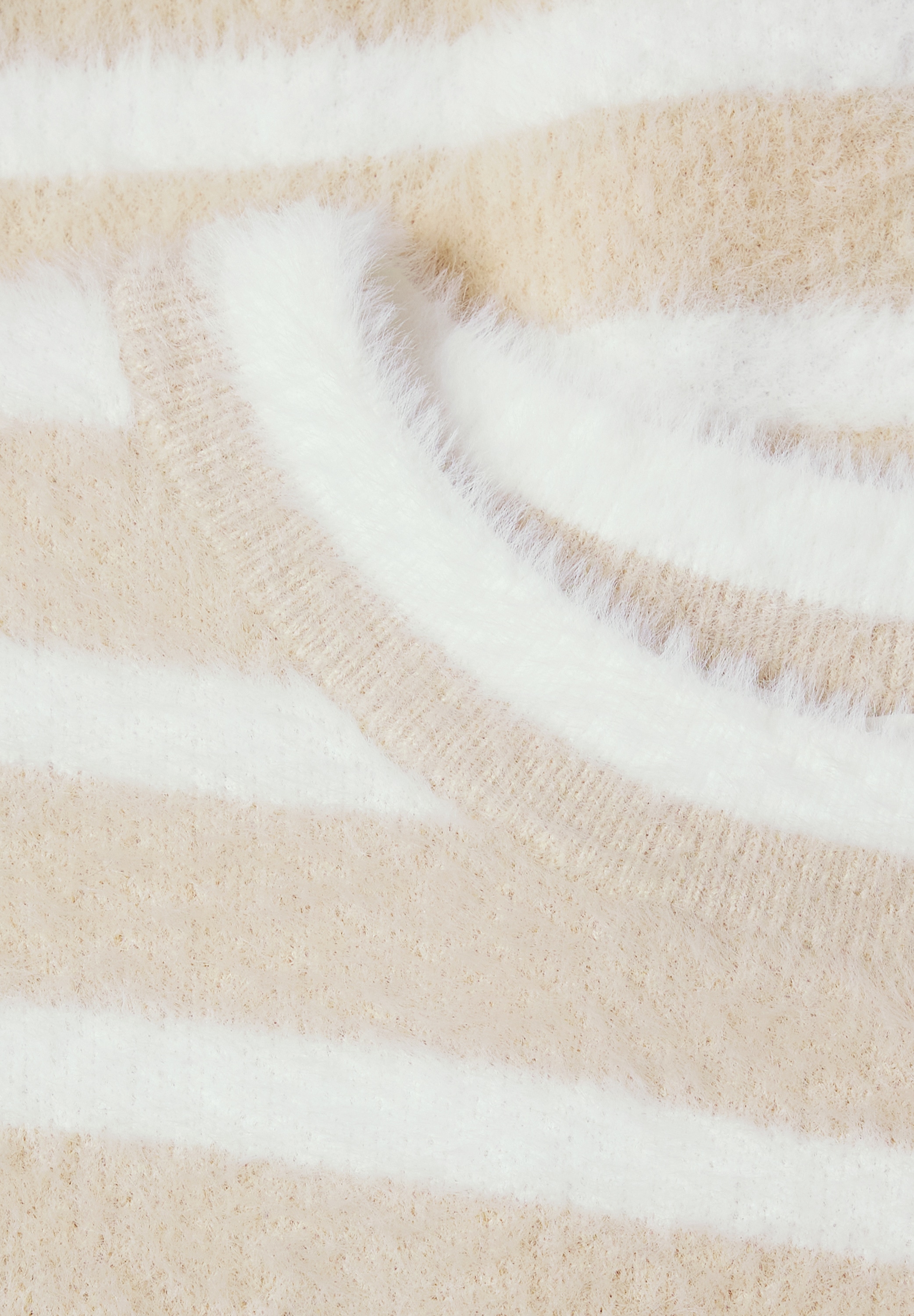 STREET ONE Streifenpullover aus softem Materialmix