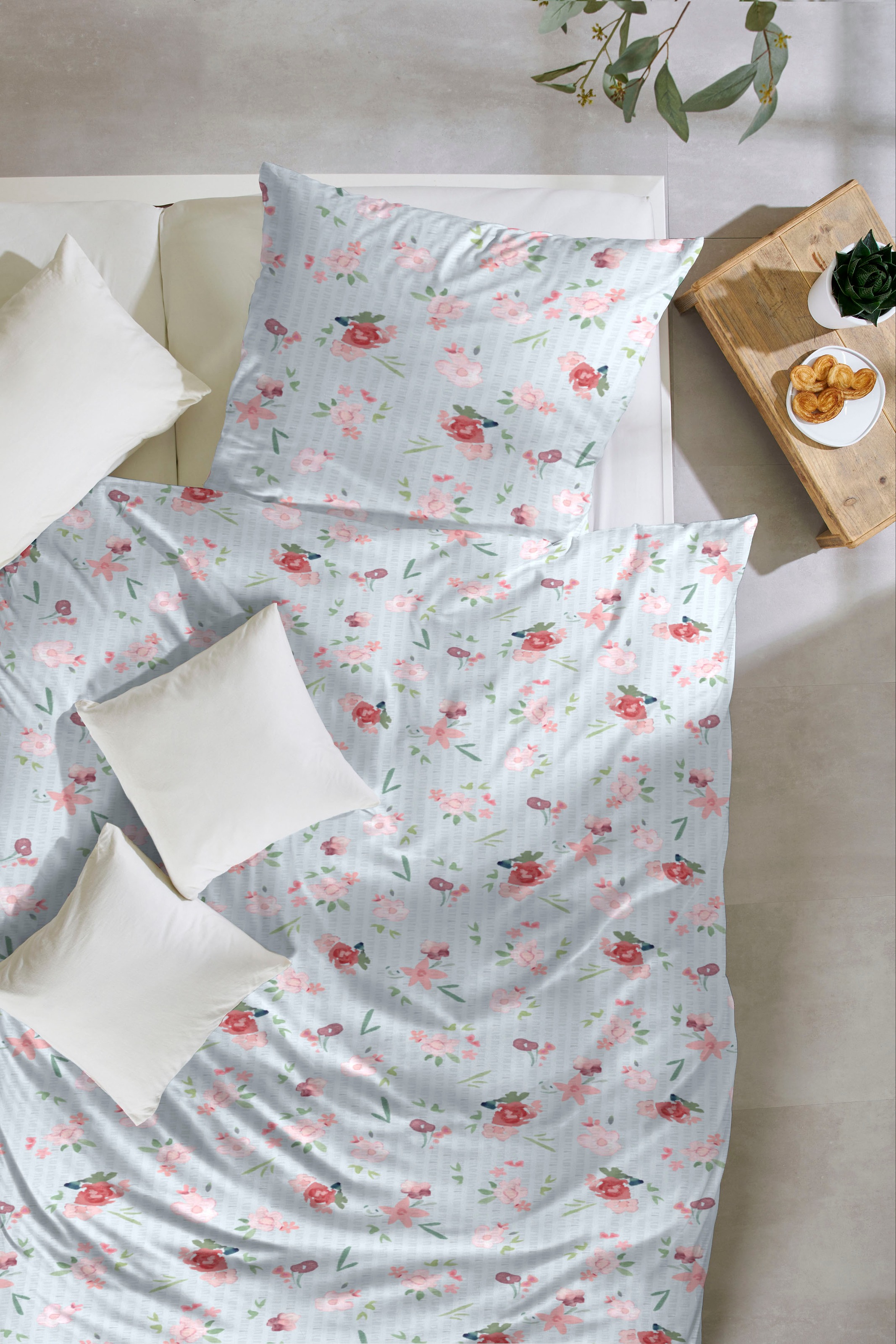 Thumbnail - Primera Bettwäsche "English Romance" 2 Stk. mit zarten Blumen