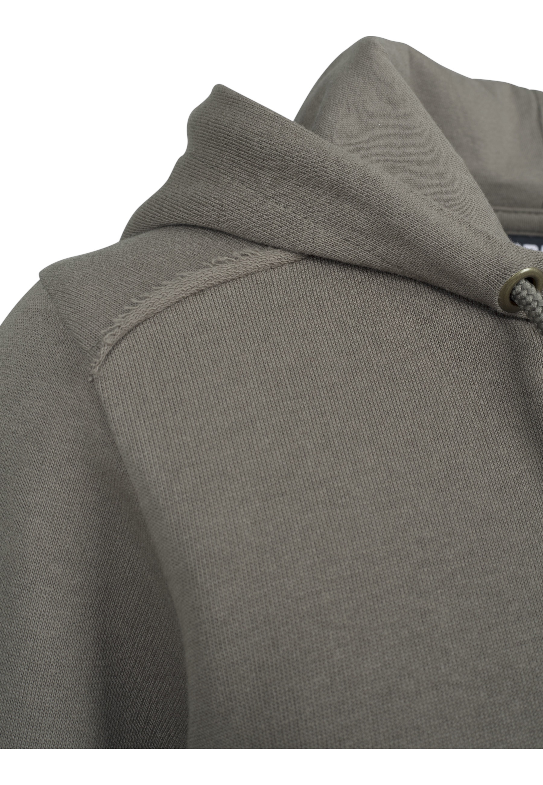 URBAN CLASSICS Rundhalspullover »Urban Classics Damen Ladies Cropped Terry Hoody« 1 Stk.