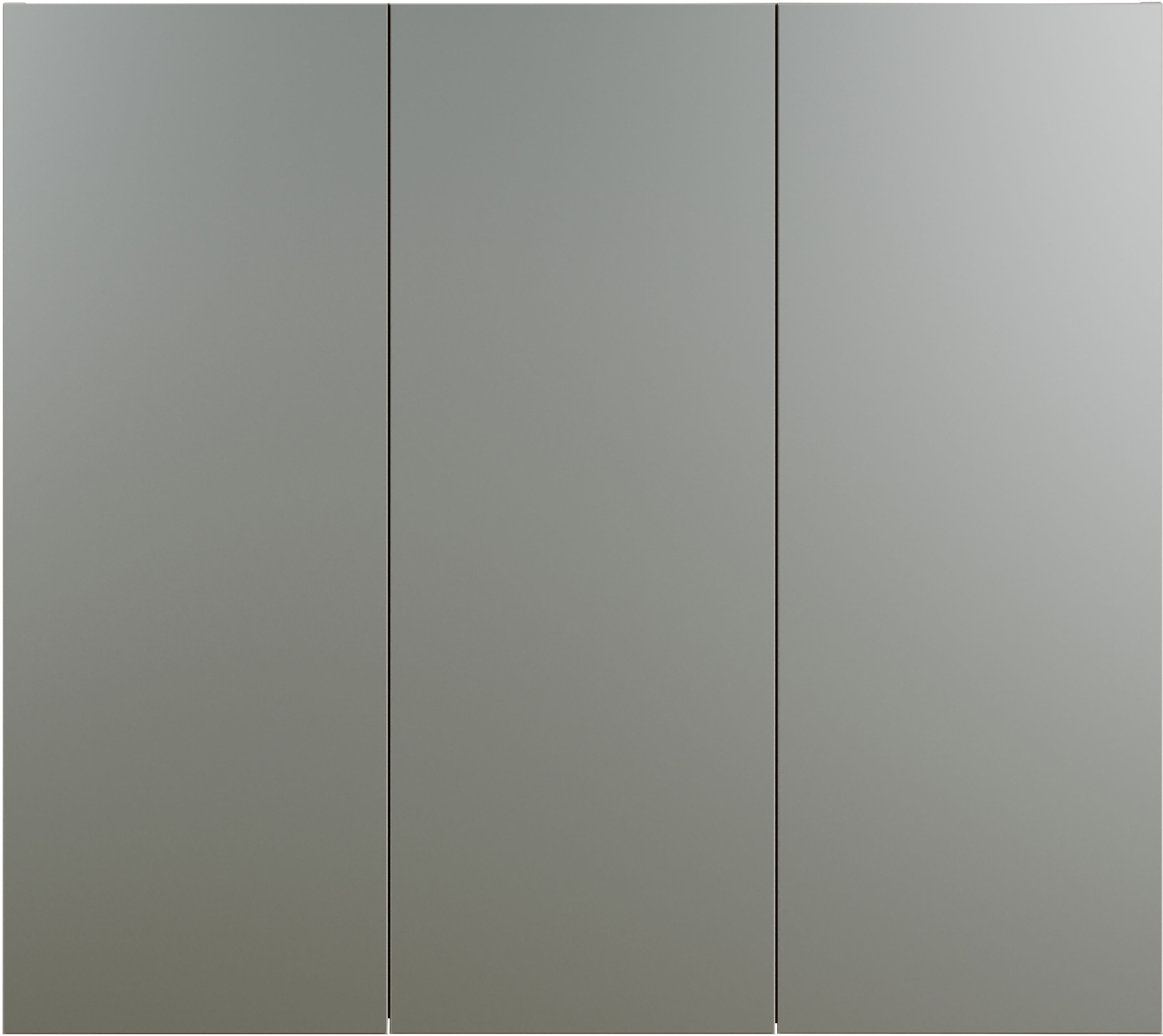 Thumbnail - welltime Spiegelschrank "Amrum", (1 St.), 3-Türiger Badspiegel mit Stauraum - Maße (B/T/H) 90/20/80 cm