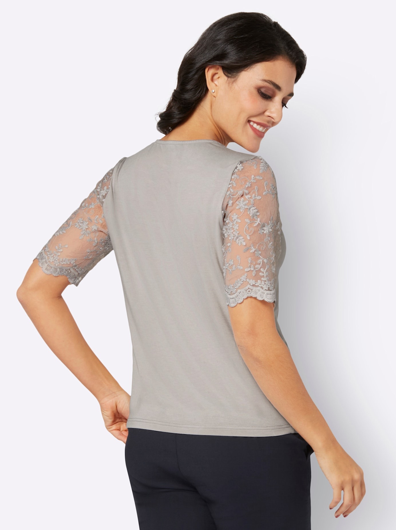 creation L Kurzarmshirt »Shirt«, (1 tlg.)
