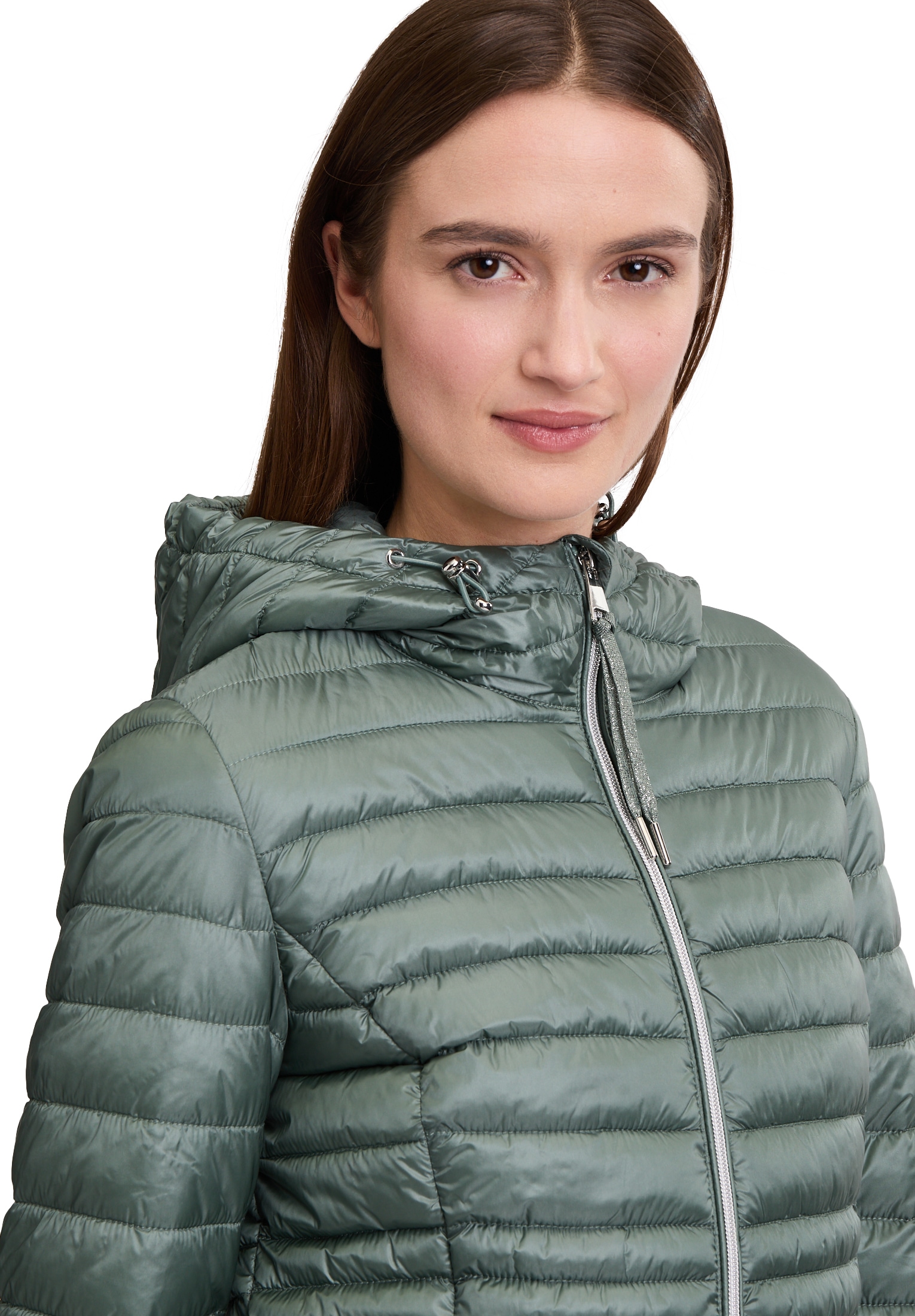 Cartoon Steppjacke »Cartoon Damen Steppjacke mit Reißverschlusstaschen«, mit Kapuze