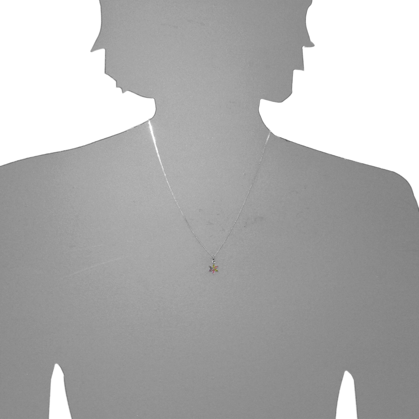 OSTSEE-SCHMUCK Kette mit Anhänger »Ostsee-Schmuck Kette mit Anhänger Blüte Kette mit Anhänger Blüte«, (2 tlg.)