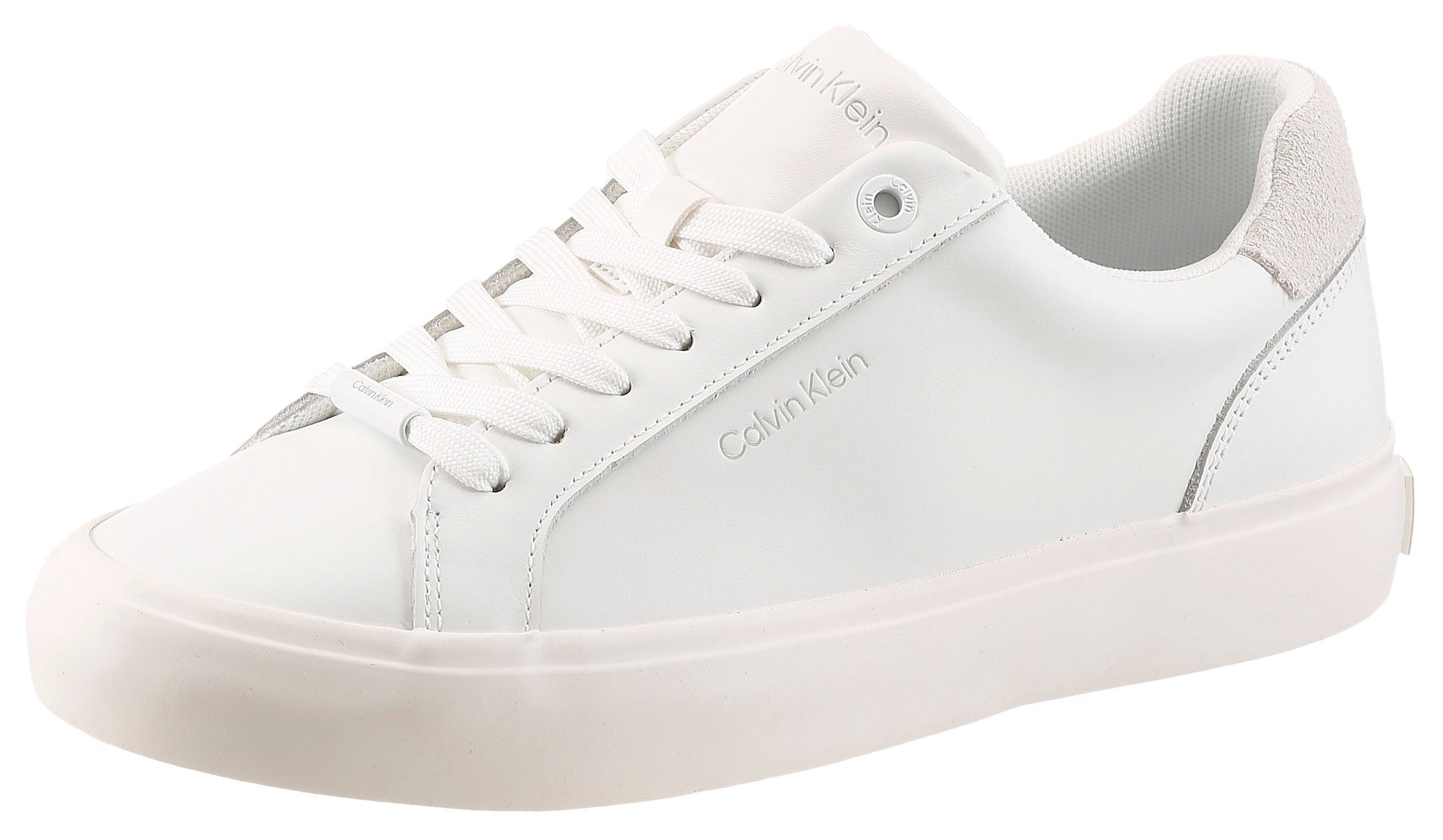 Calvin Klein Plateausneaker "VULC LACE UP LTH MIX" Casual-Schnürschuh, Frei günstig online kaufen