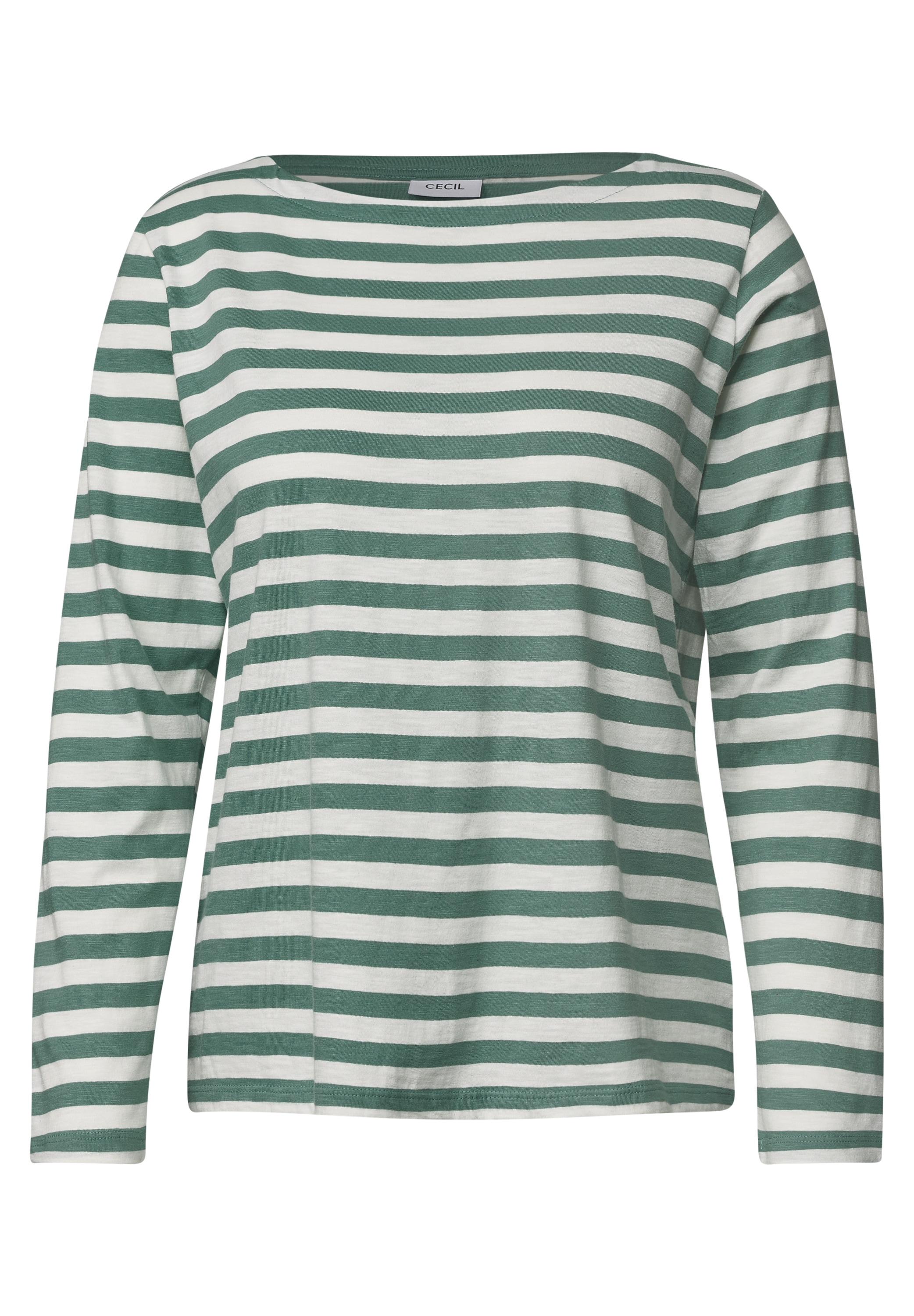 Cecil Langarmshirt aus reiner Baumwolle