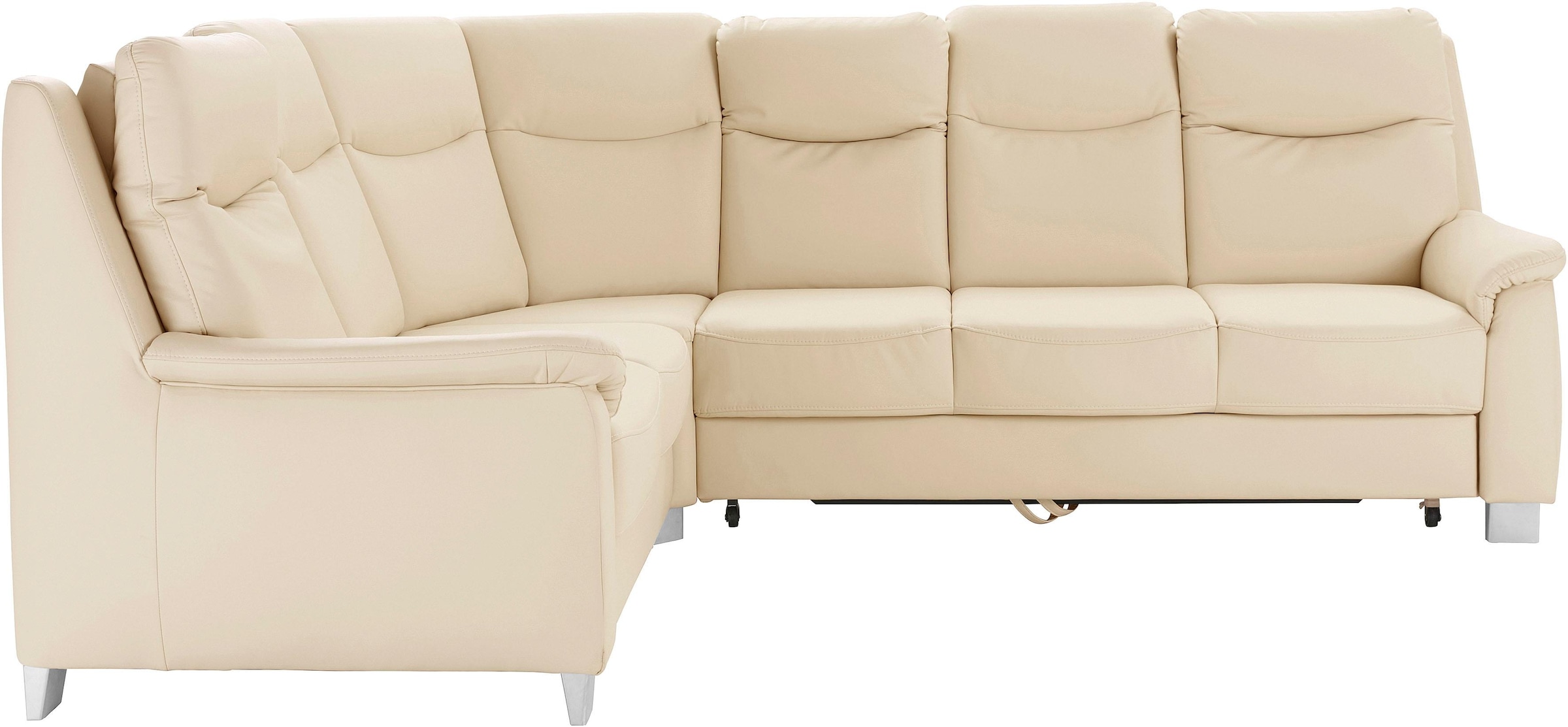 sit&more Ecksofa »Boccaccio L-Form«, mit Federkern und Kopfteilverstellung, wahlweise mit Bettfunktion