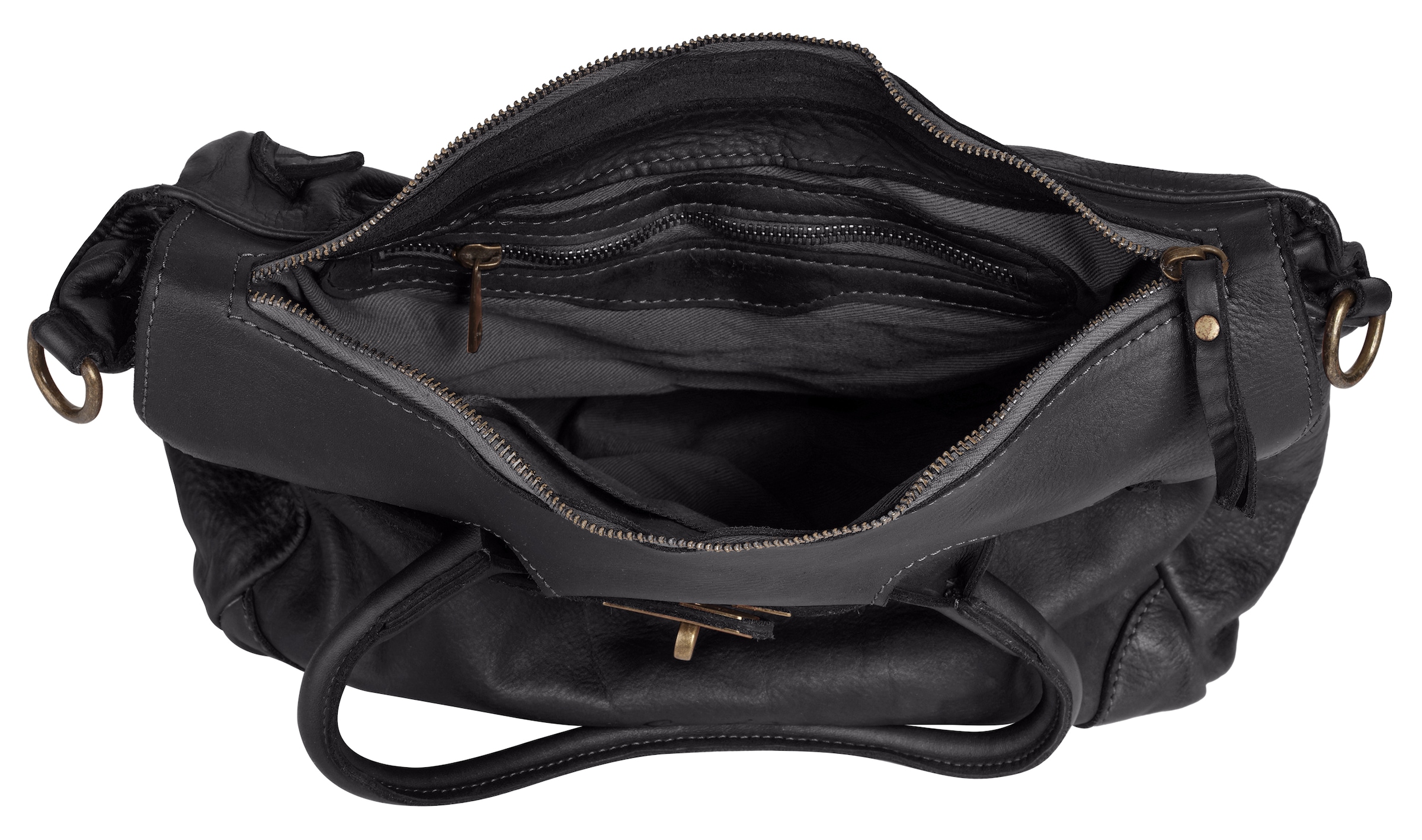 Samantha Look Shopper echt Leder, Made in Italy