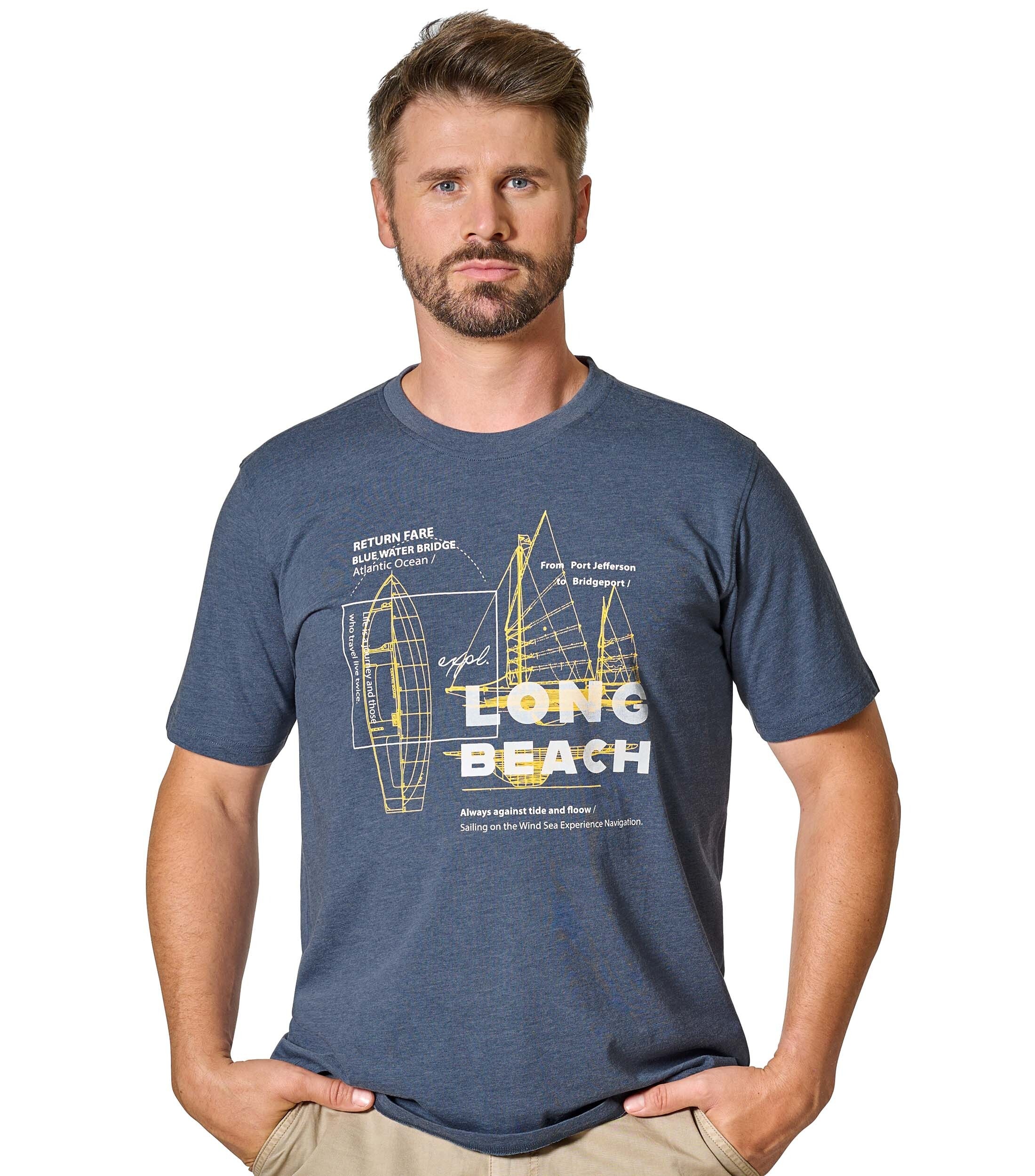 CASAMODA T-Shirt "CASAMODA T-Shirt Print" günstig online kaufen