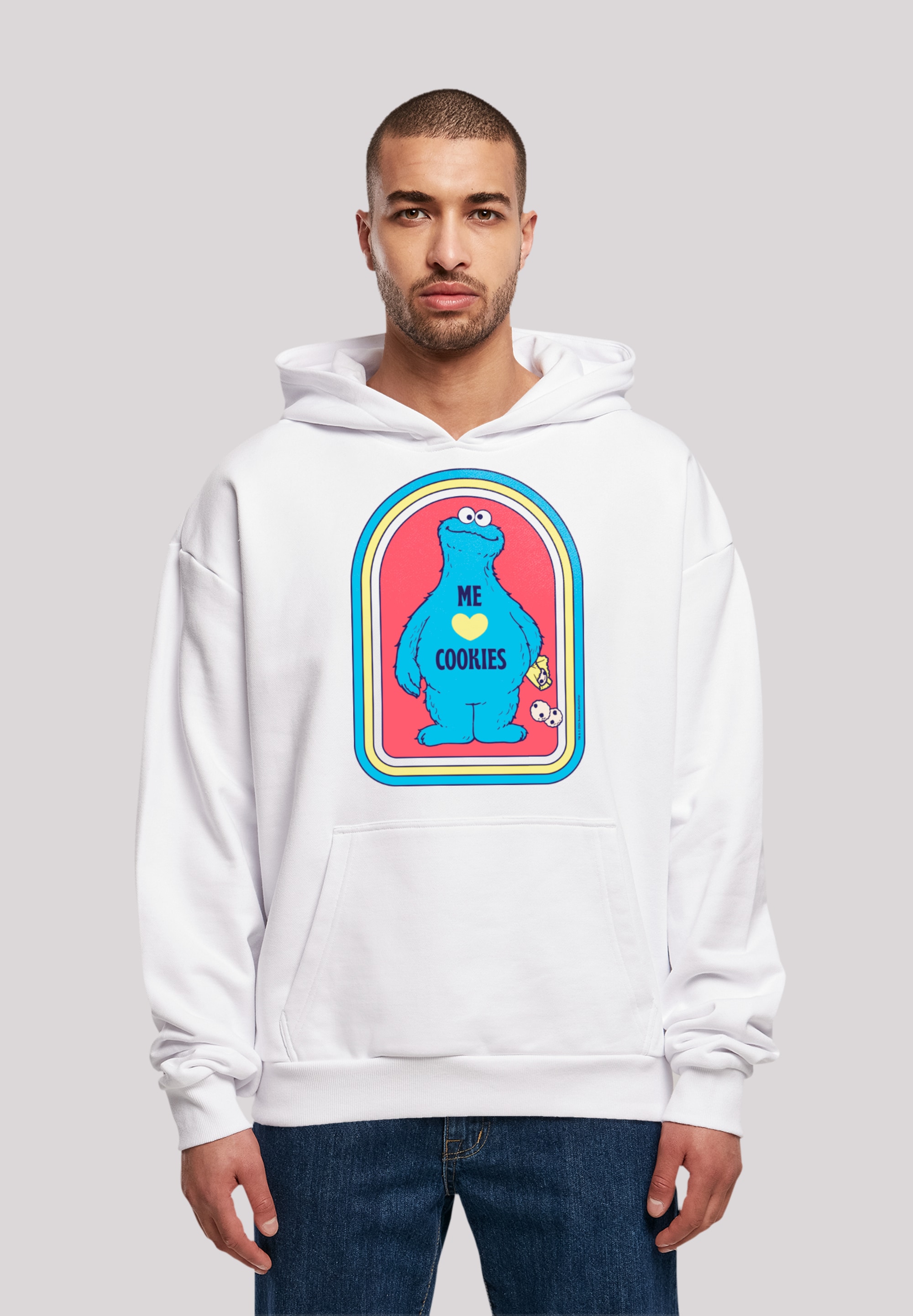 F4NT4STIC Kapuzenpullover "Sesamstraße Cookie Monster Me", Premium Qualität günstig online kaufen