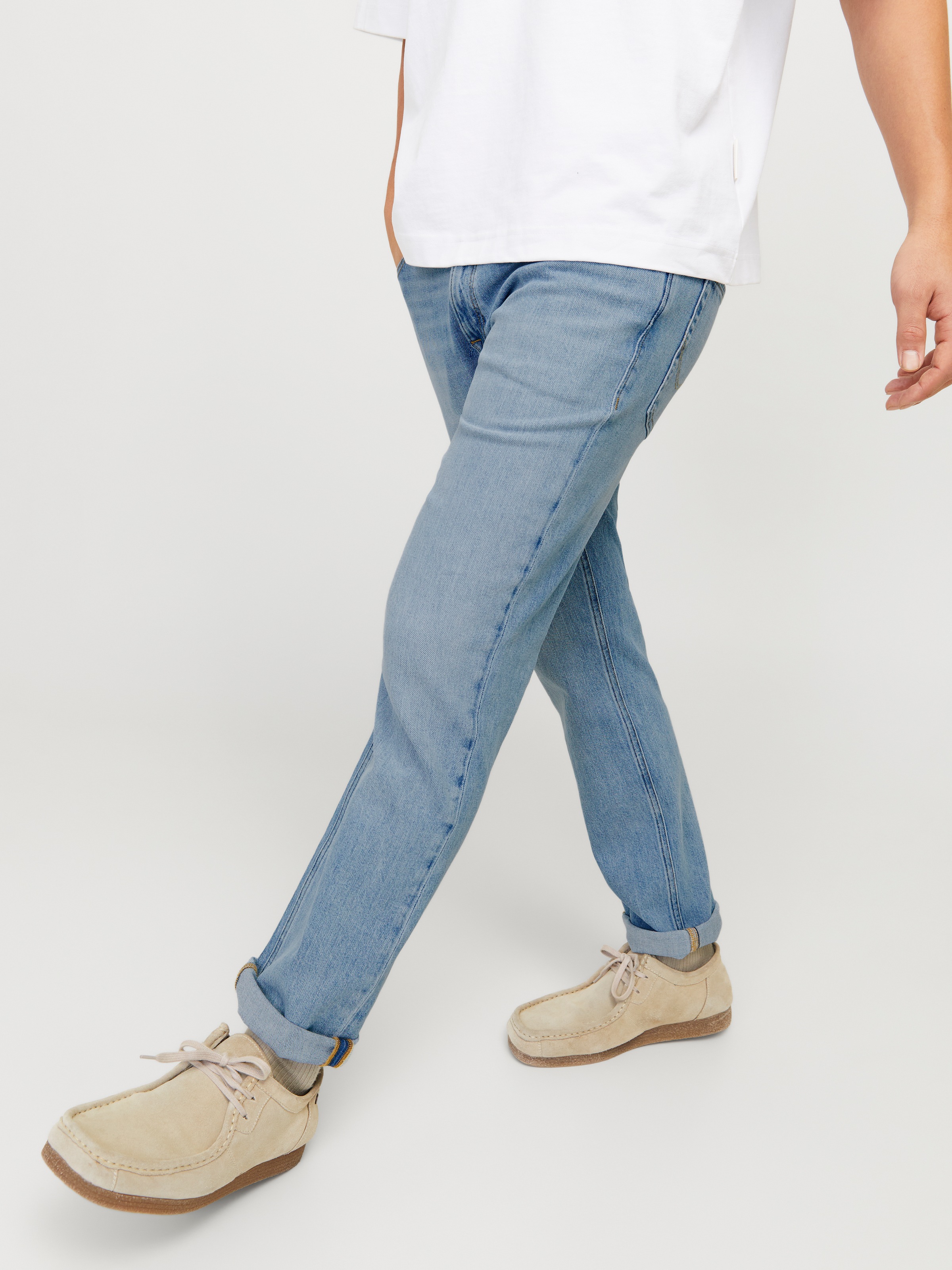 Jack & Jones "JJICLARK im Used-Look, Stretchkomfort und niedrige Leibhöhe" günstig online kaufen