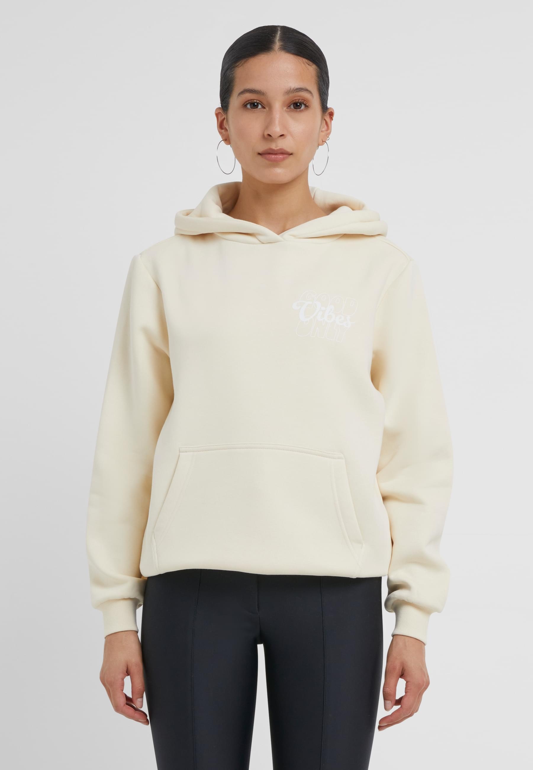 Miss Tee Kapuzenpullover »Miss Tee Good Vibes Puff Print«, (1 tlg.)