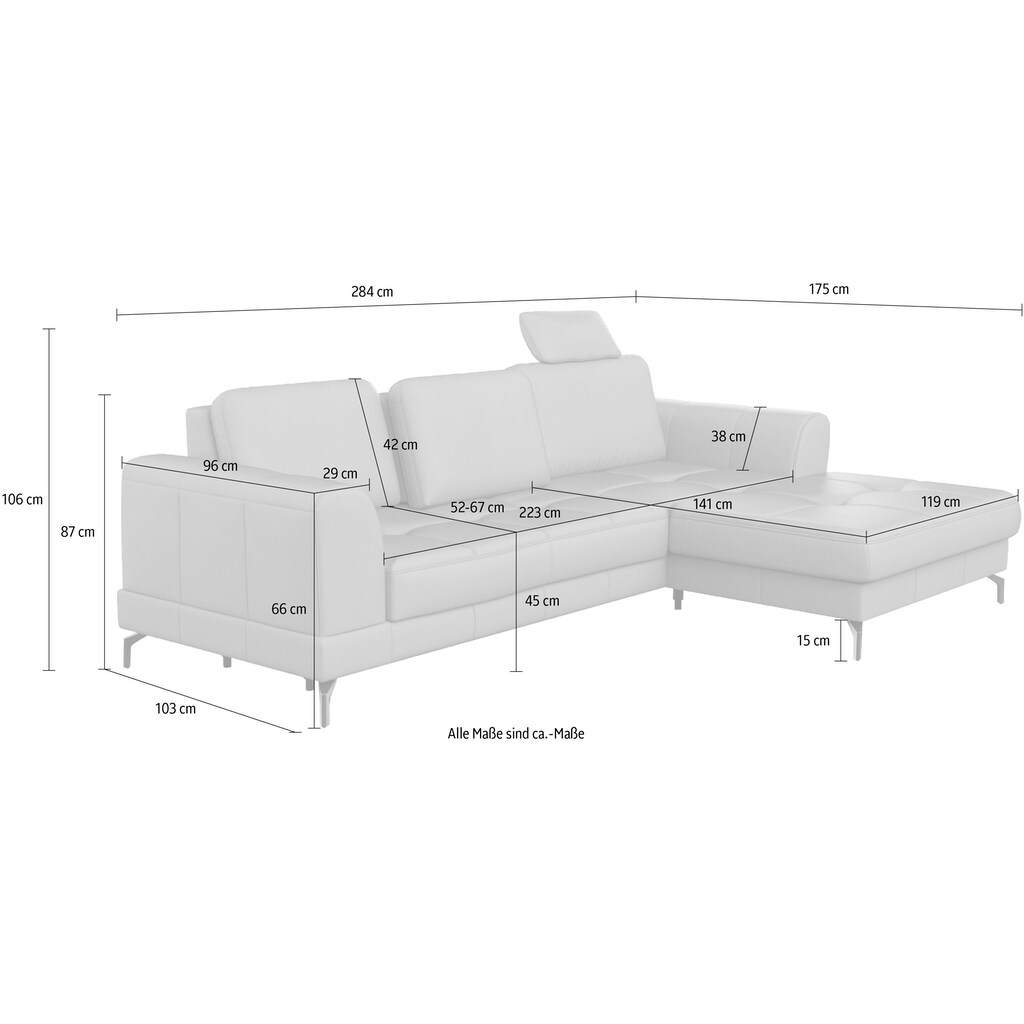 sit&more Ecksofa »Bendigo«