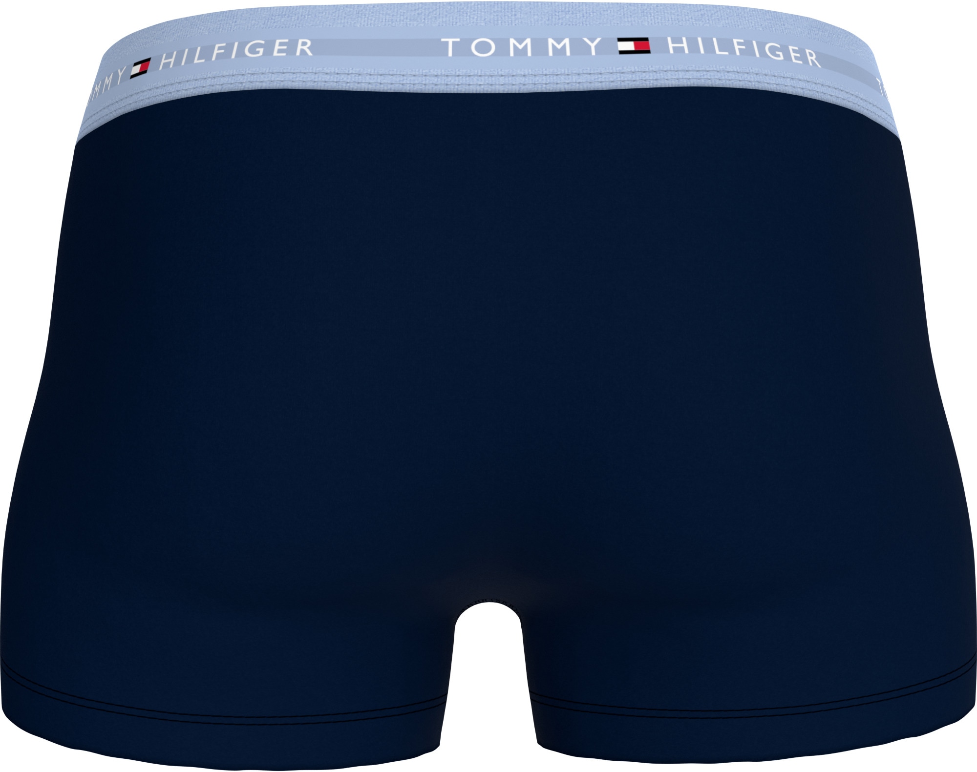 Tommy Hilfiger Underwear Boxer »TRUNK 3 PACK«, (3 St.), mit kontrastfarbenem Logobund