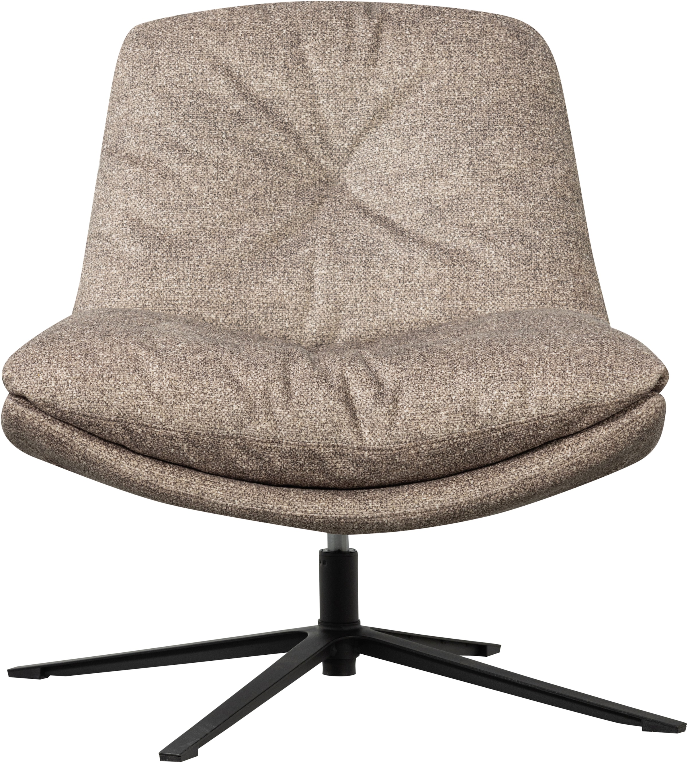 WOOOD Drehsessel »Arve mit Gewebtem Bezug und Drehmechanismus B 82 x T 87 x H 86 cm« Sehr hohe Verschleißfestigkeit, Tragkraft 120 kg, Metallgestell