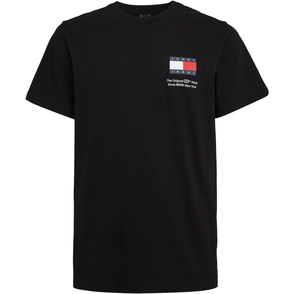 Tommy Jeans Plus T-Shirt »TJM SLIM ESSENTIAL FLAG TEE EXT«, mit Tommy Jeans Logo-Schriftzug, Große Größen