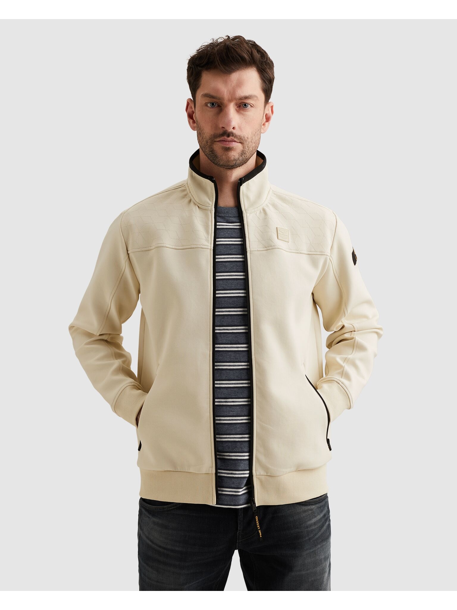 PME LEGEND Sweatjacke seitliche Eingrifftaschen mit Reißverschluss günstig online kaufen