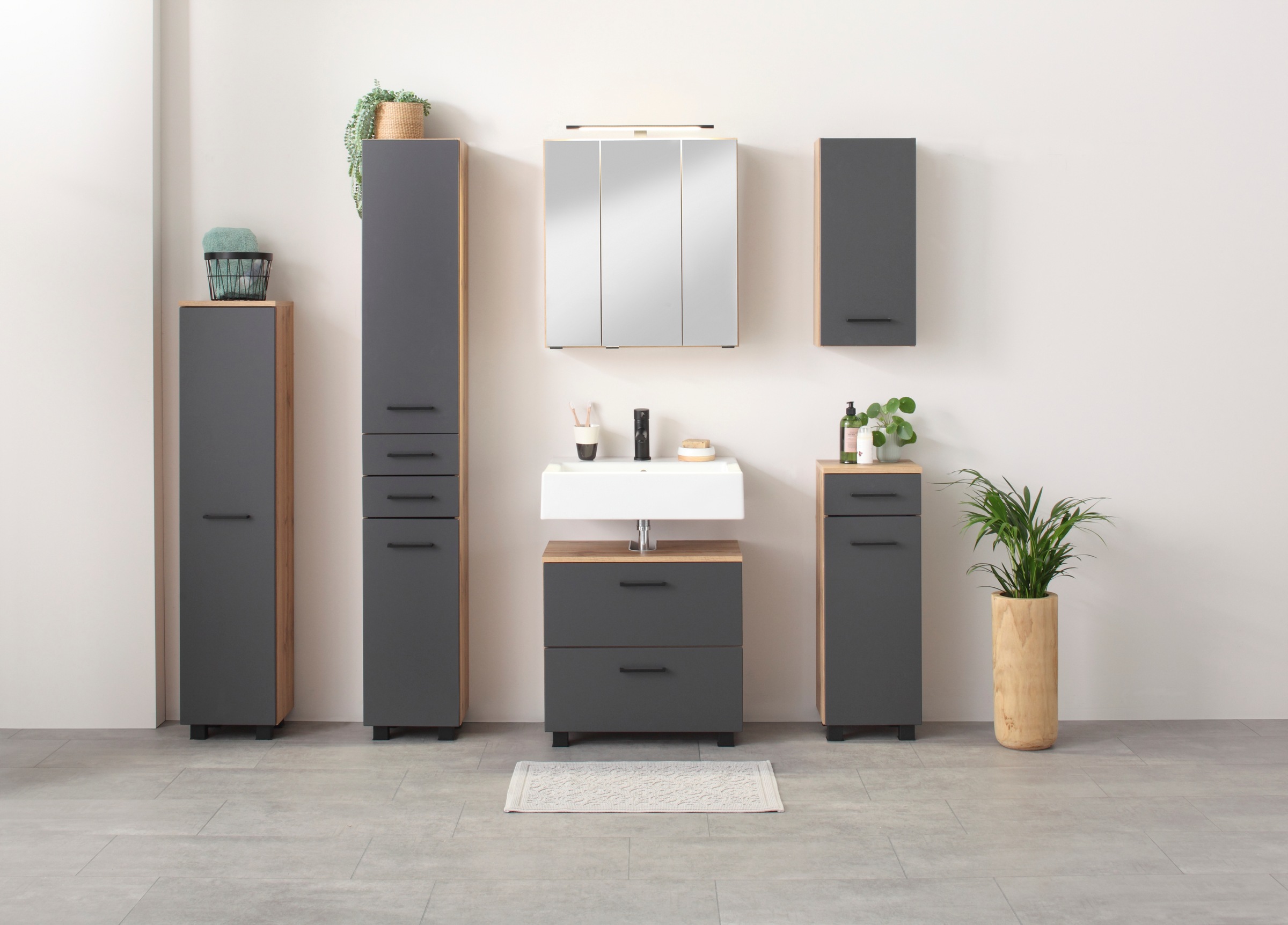 welltime "Trento, verschiedene Ausführungen und Farben" Badmöbel, Breite 60 günstig online kaufen