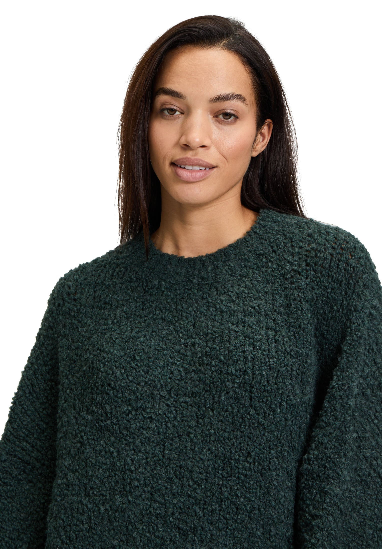 Cartoon Strickpullover »Damen Strickpullover mit Fransen« 1 Stk. tlg. Fransen