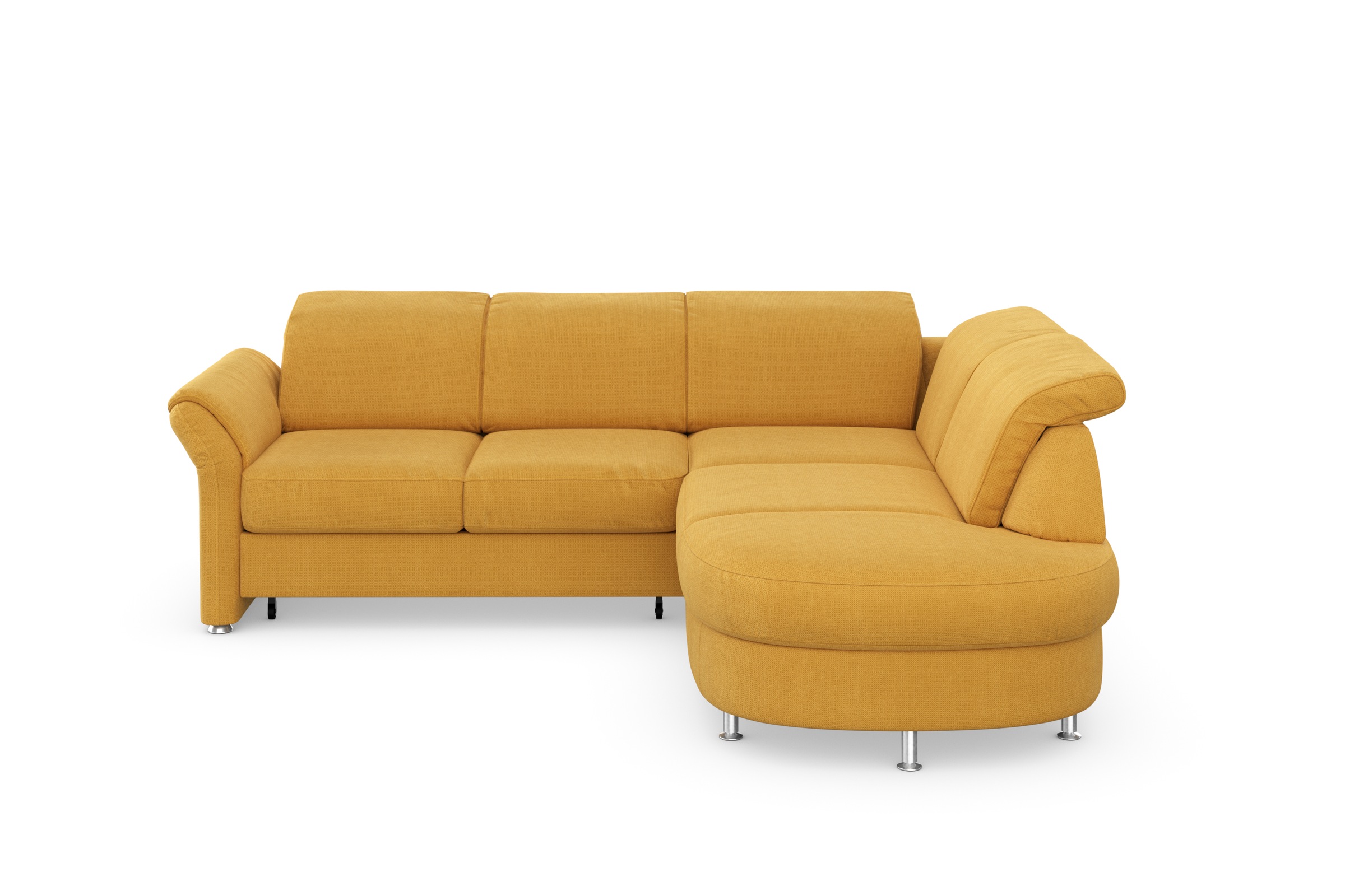 sit&more Ecksofa »Apulia L-Form«, wahlweise Bettfunktion, Bettkasten und Kopf- und Armteilverstellung