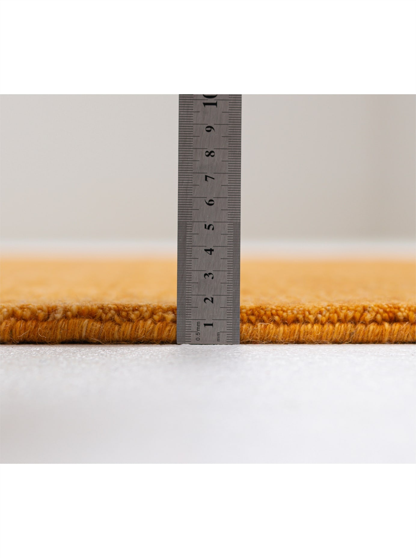 Teppich HEINE HOME Gr. 5, gelb, B:140cm H:13mm L:200cm, Wolle, Teppiche, Teppich 3