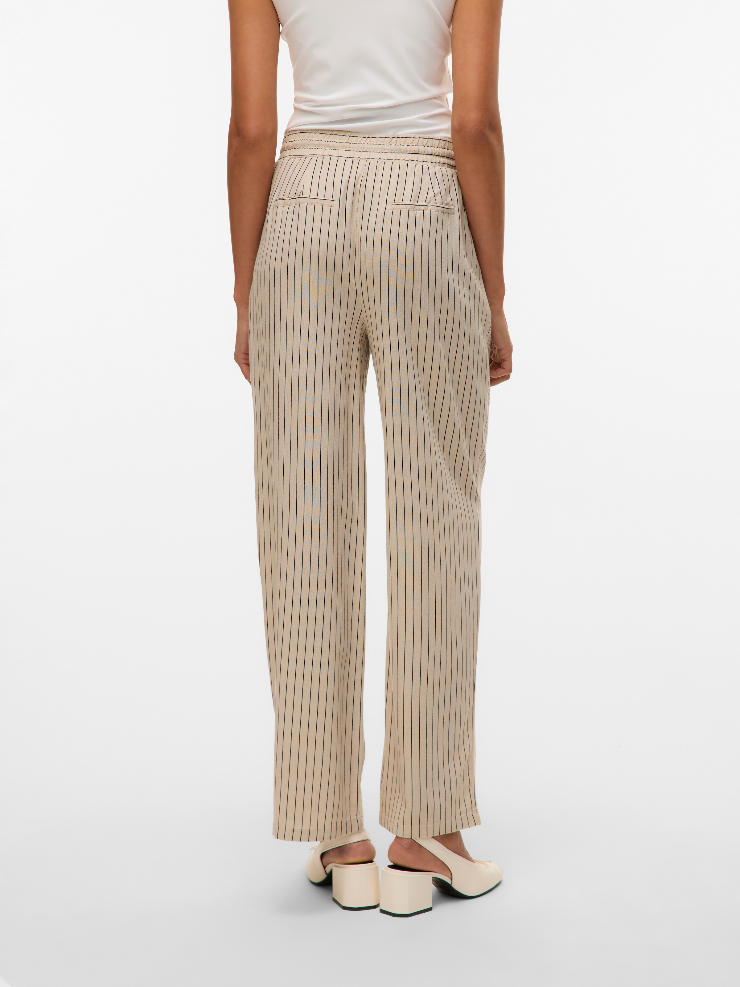 Vero Moda Schlupfhose »VMJESMILO WIDE PANTS GA NOOS«, mit Leinen