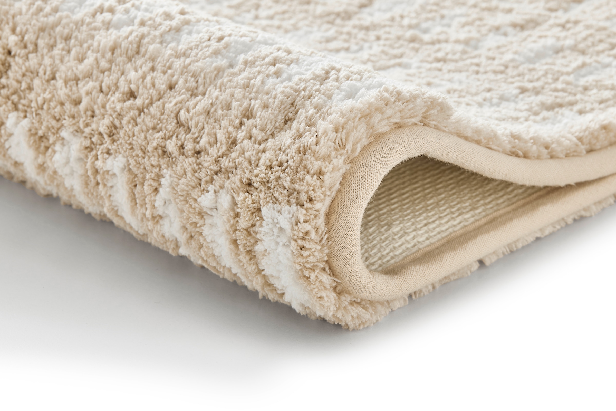 Kleine Wolke Badematte »Dottino«, rutschhemmend beschichtet, fußbodenheizungsgeeignet, Badteppich, modernes 2 farbiges Design