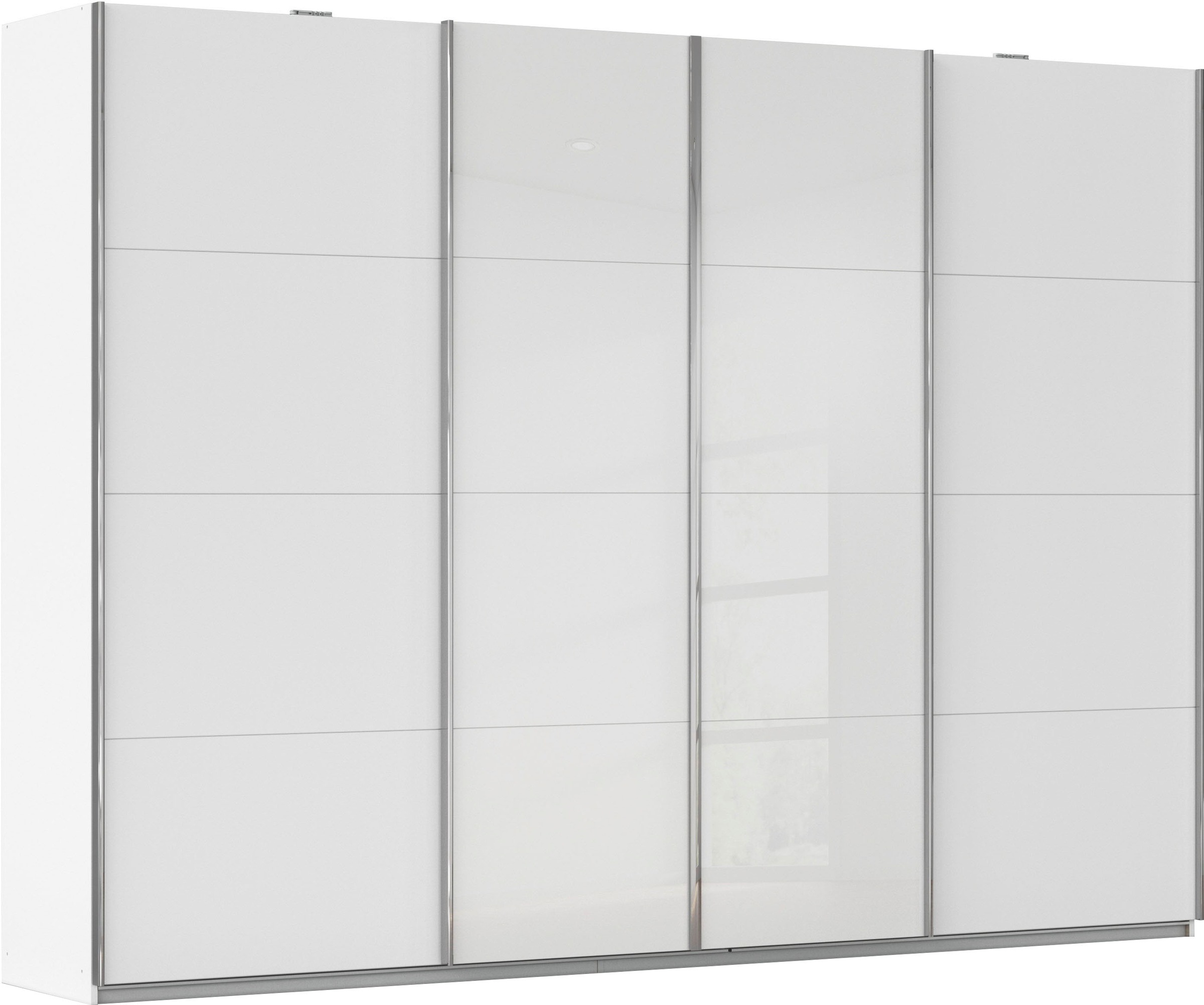rauch "Kleiderschrank Schrank Garderobe Wäscheschrank Ankleide SYNCRONO" Mitteltüren öffnen parallel, Breiten 271/316/361 cm Höhen 211/230 cm, Mitteltüren mit praktischer Synchron-Öffnung MADE IN GERMANY