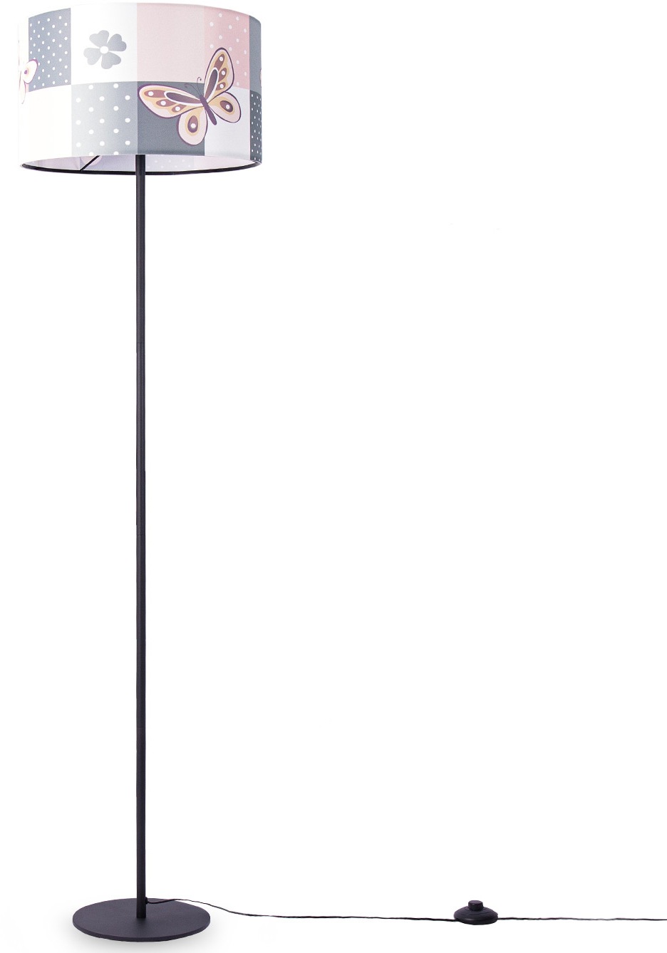 Paco Home Stehlampe BAUR Blumen E27 Kinderlampe »Cosmo 220«, Lampe flammig-flammig, Babyzimmer Kinderzimmer | Schmetterling 1